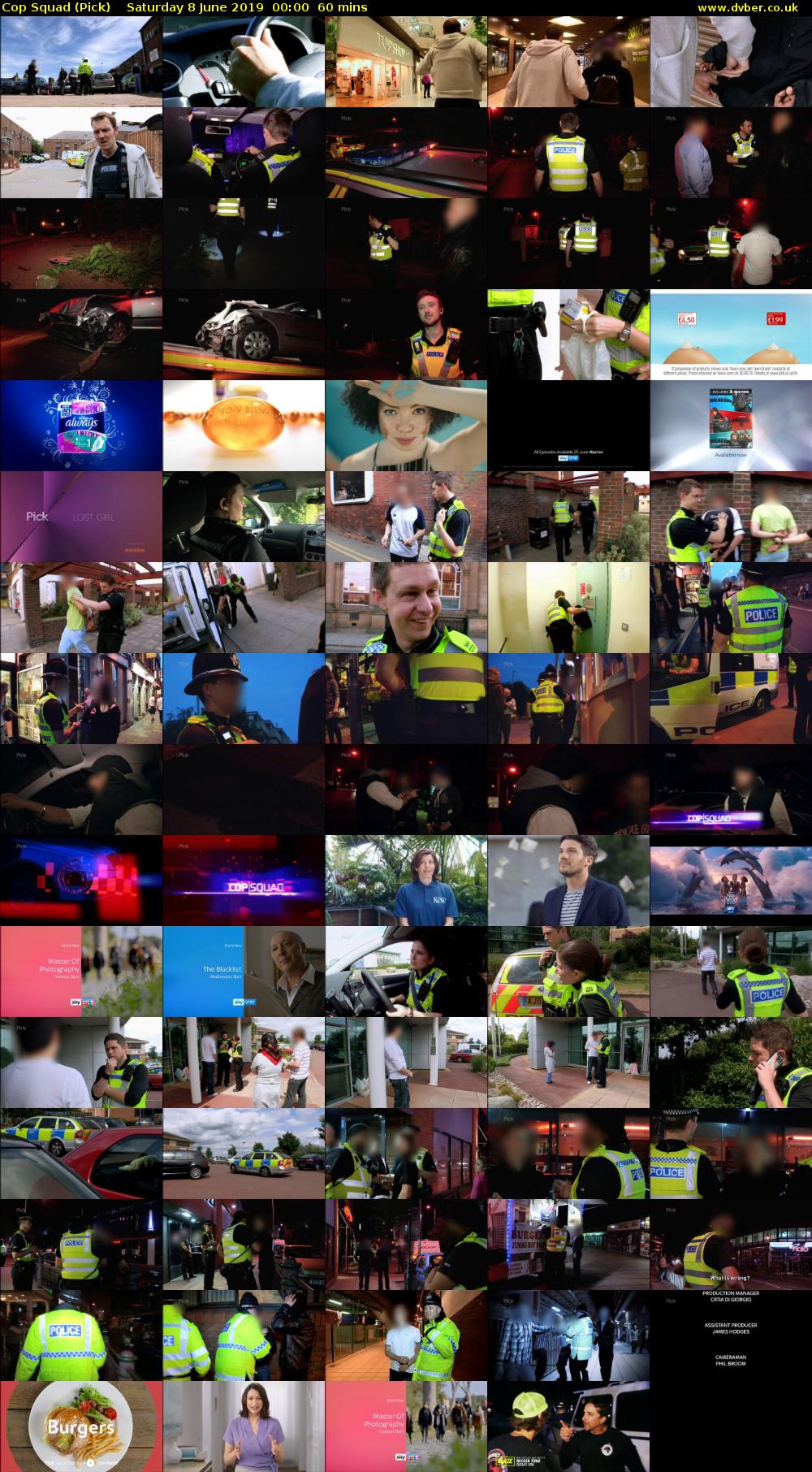 Cop Squad (Pick) Saturday 8 June 2019 00:00 - 01:00