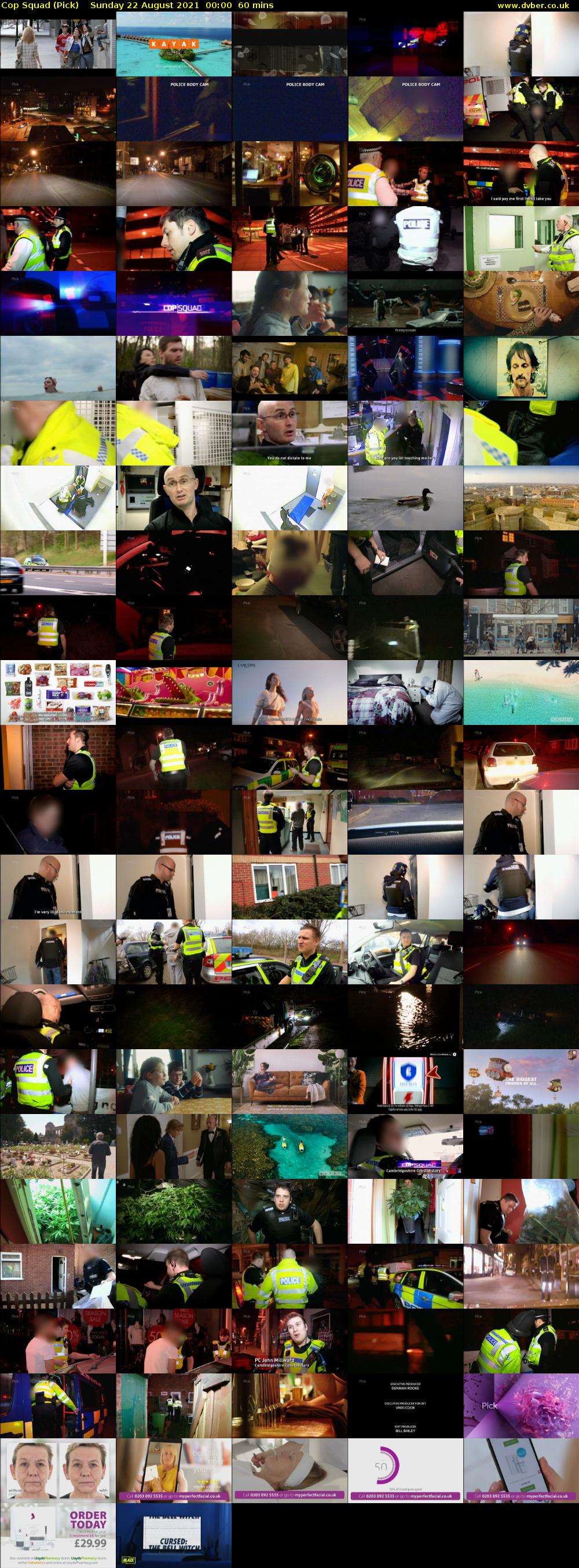 Cop Squad (Pick) Sunday 22 August 2021 01:00 - 02:00