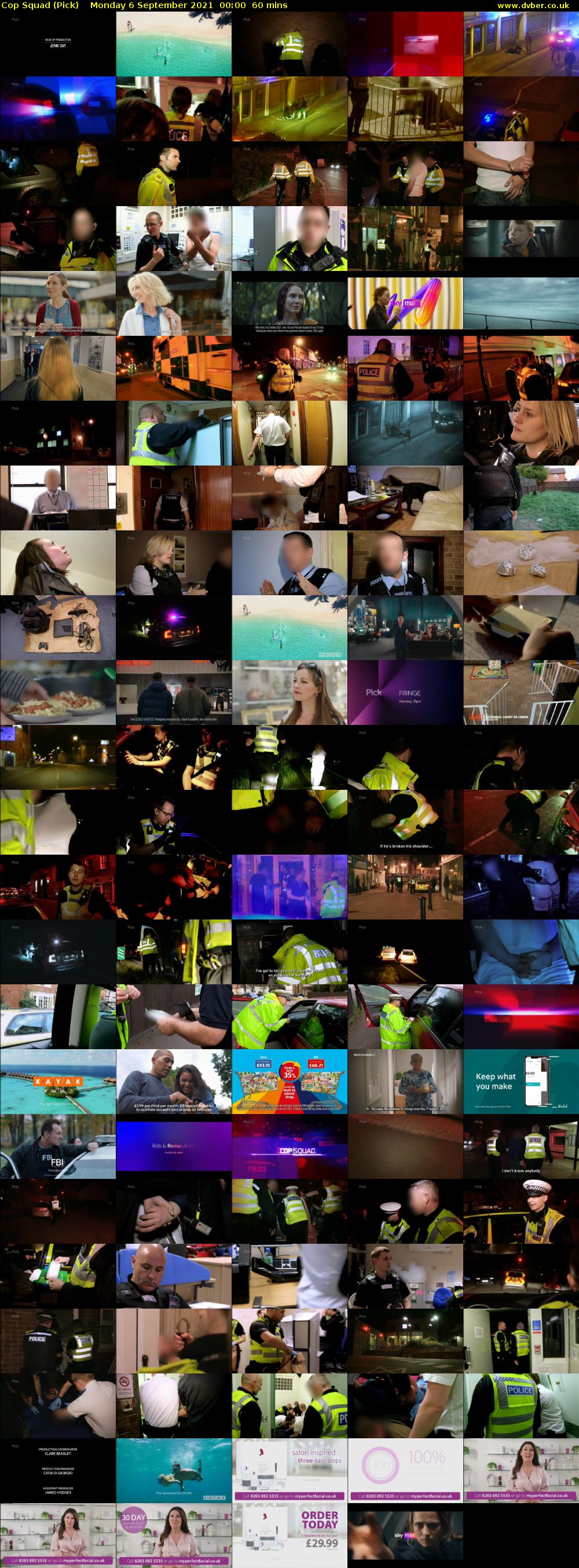 Cop Squad (Pick) Monday 6 September 2021 01:00 - 02:00