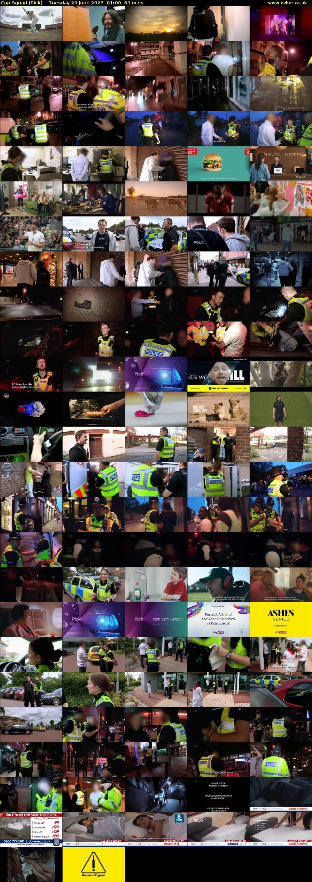Cop Squad (Pick) Tuesday 20 June 2023 01:00 - 02:00