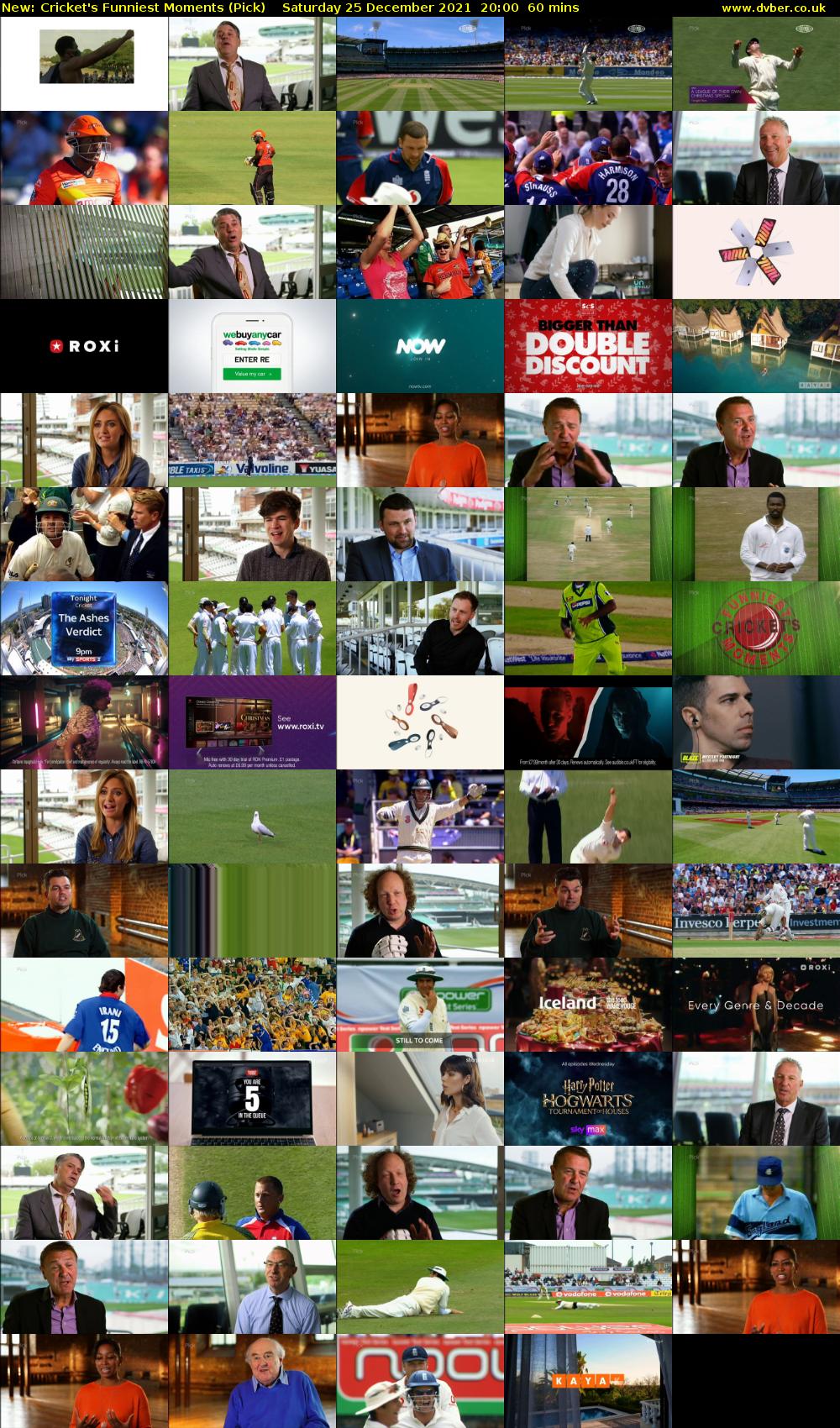 Cricket's Funniest Moments (Pick) Saturday 25 December 2021 20:00 - 21:00
