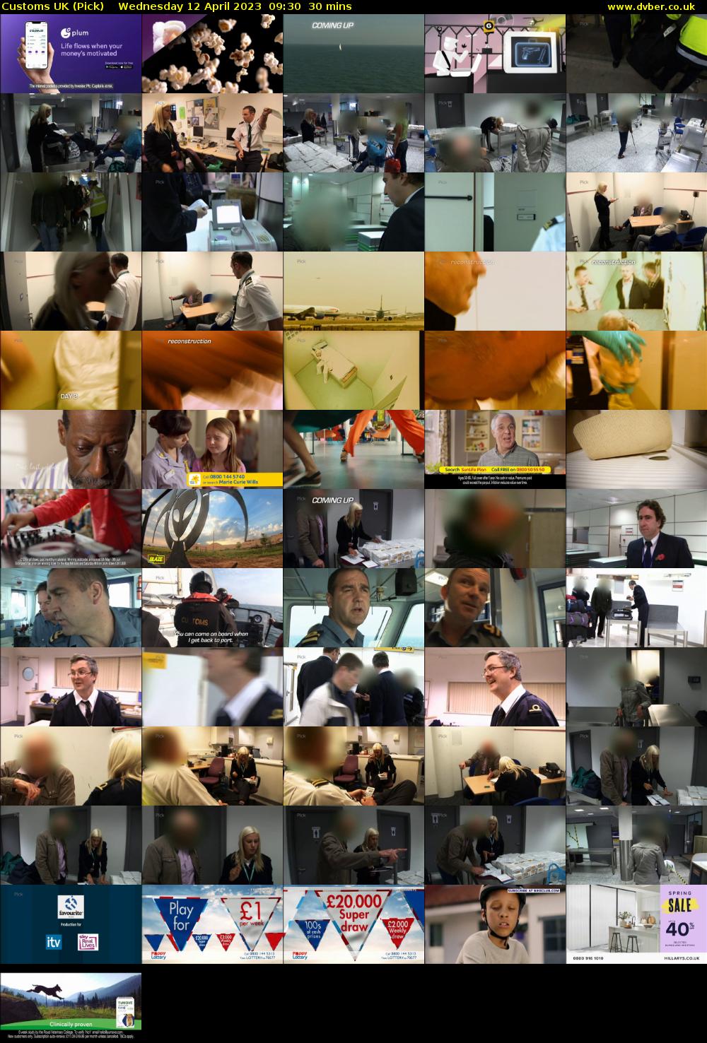 Customs UK (Pick) Wednesday 12 April 2023 09:30 - 10:00