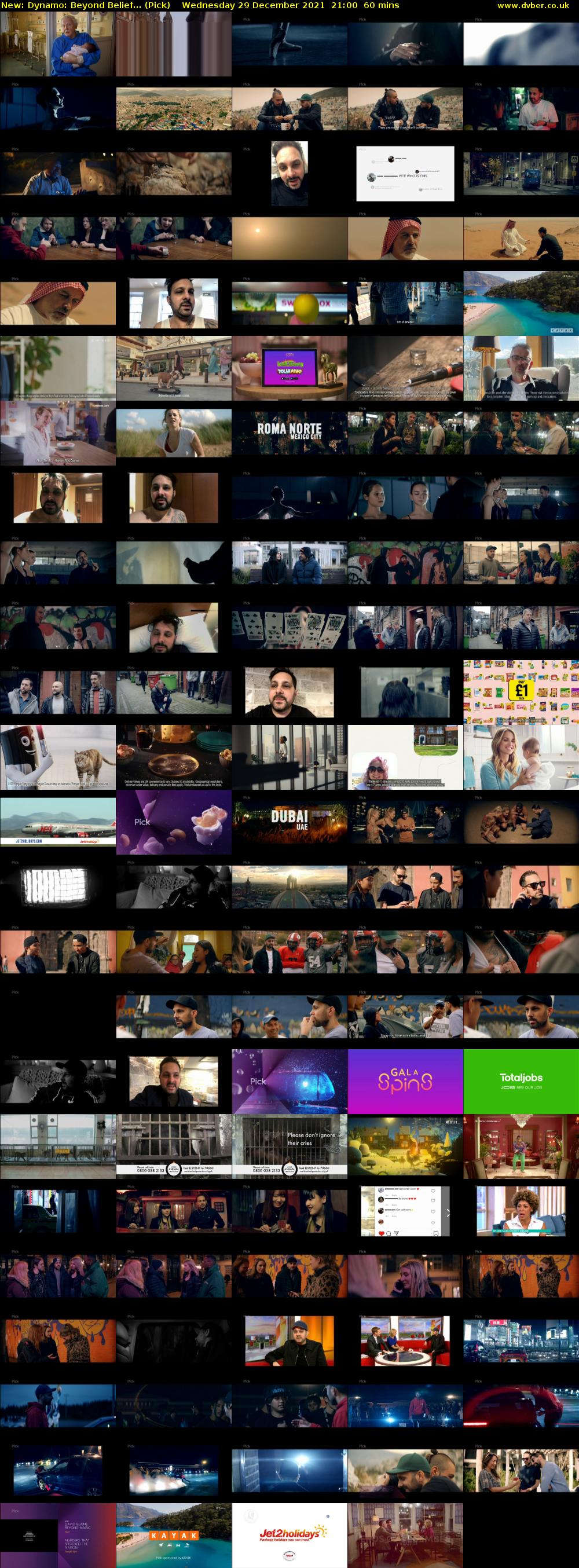 Dynamo: Beyond Belief... (Pick) Wednesday 29 December 2021 21:00 - 22:00