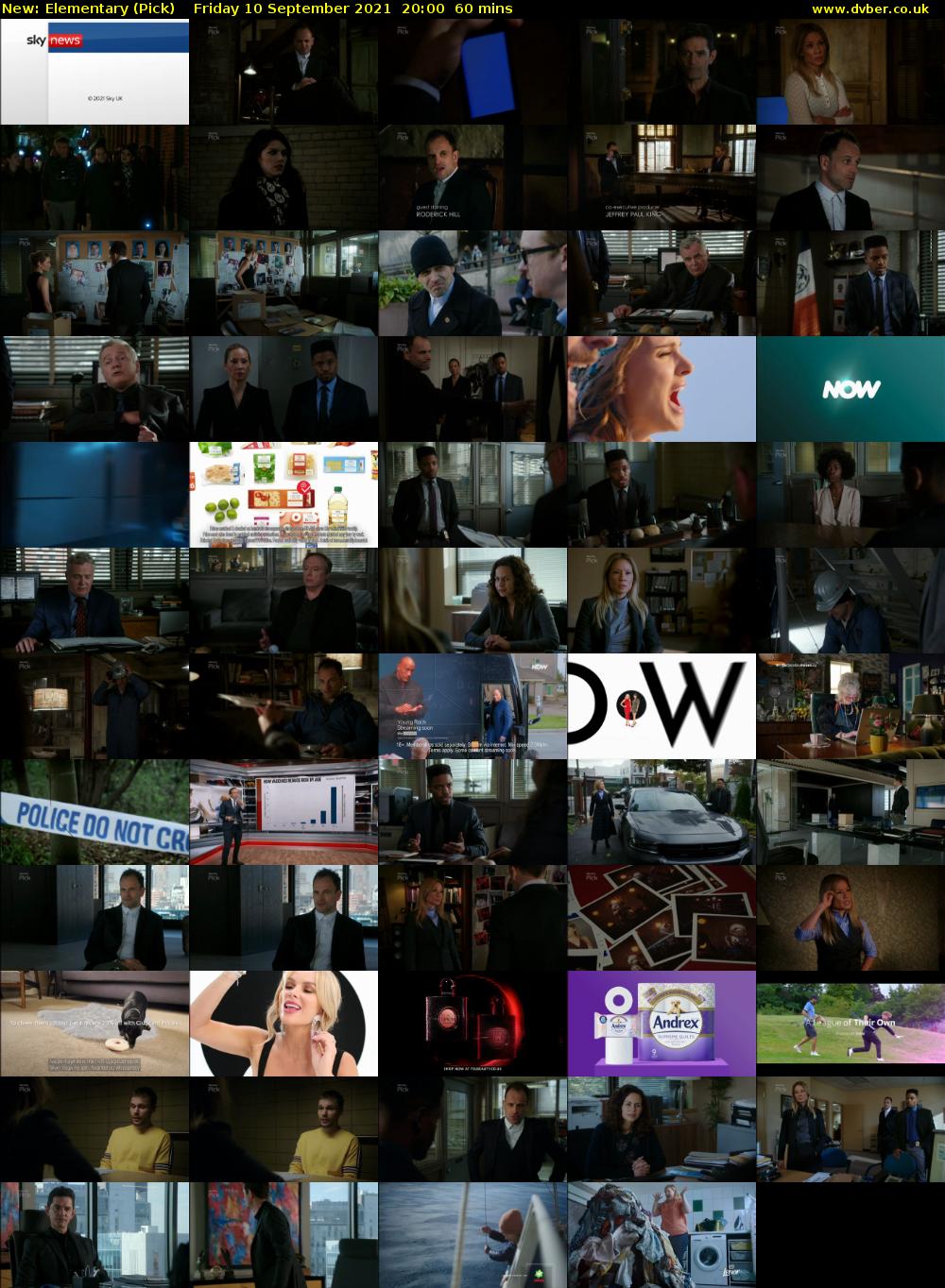 Elementary (Pick) Friday 10 September 2021 21:00 - 22:00