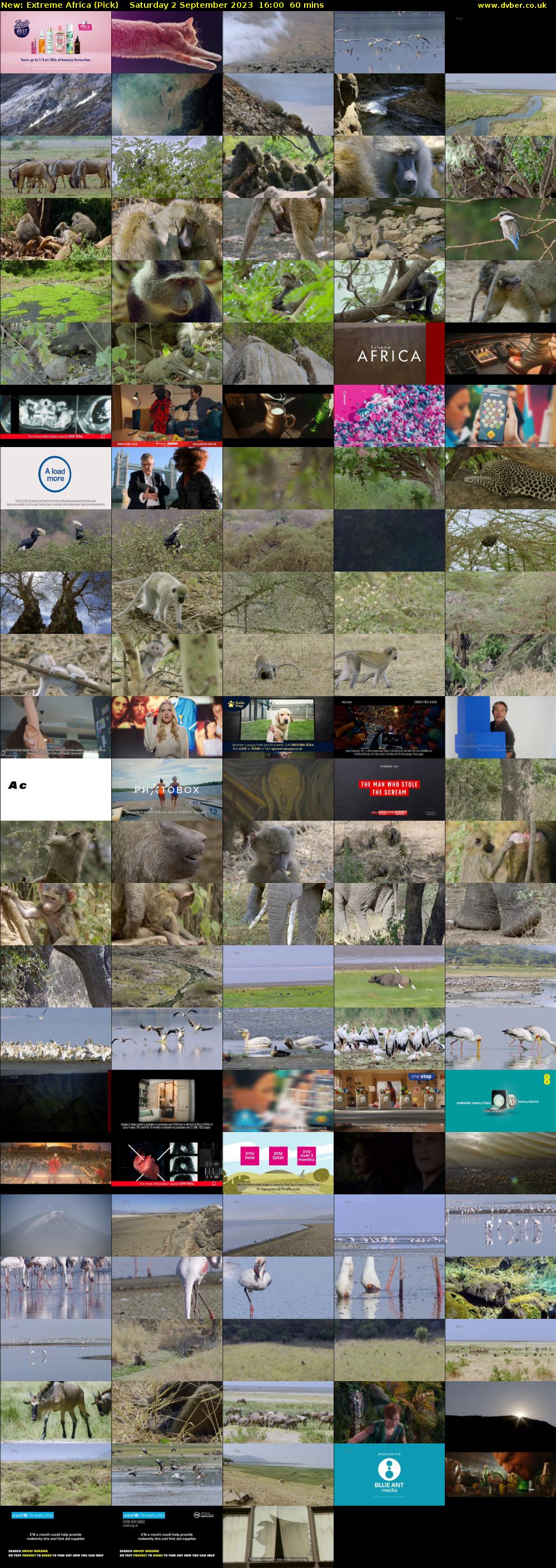 Extreme Africa (Pick) Saturday 2 September 2023 16:00 - 17:00