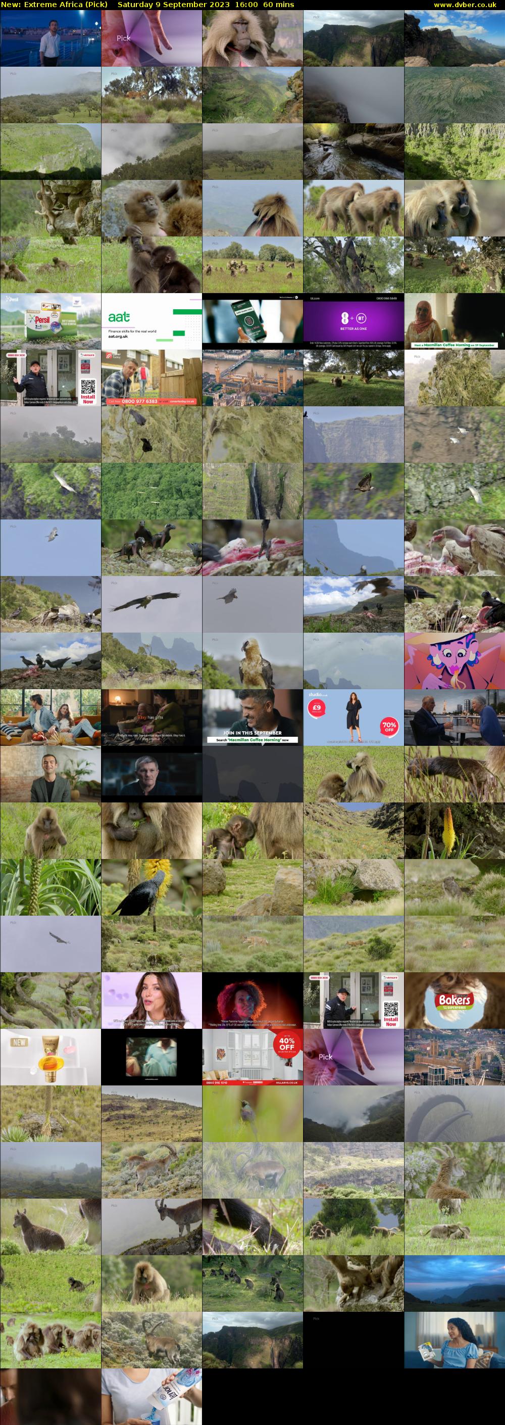 Extreme Africa (Pick) Saturday 9 September 2023 16:00 - 17:00