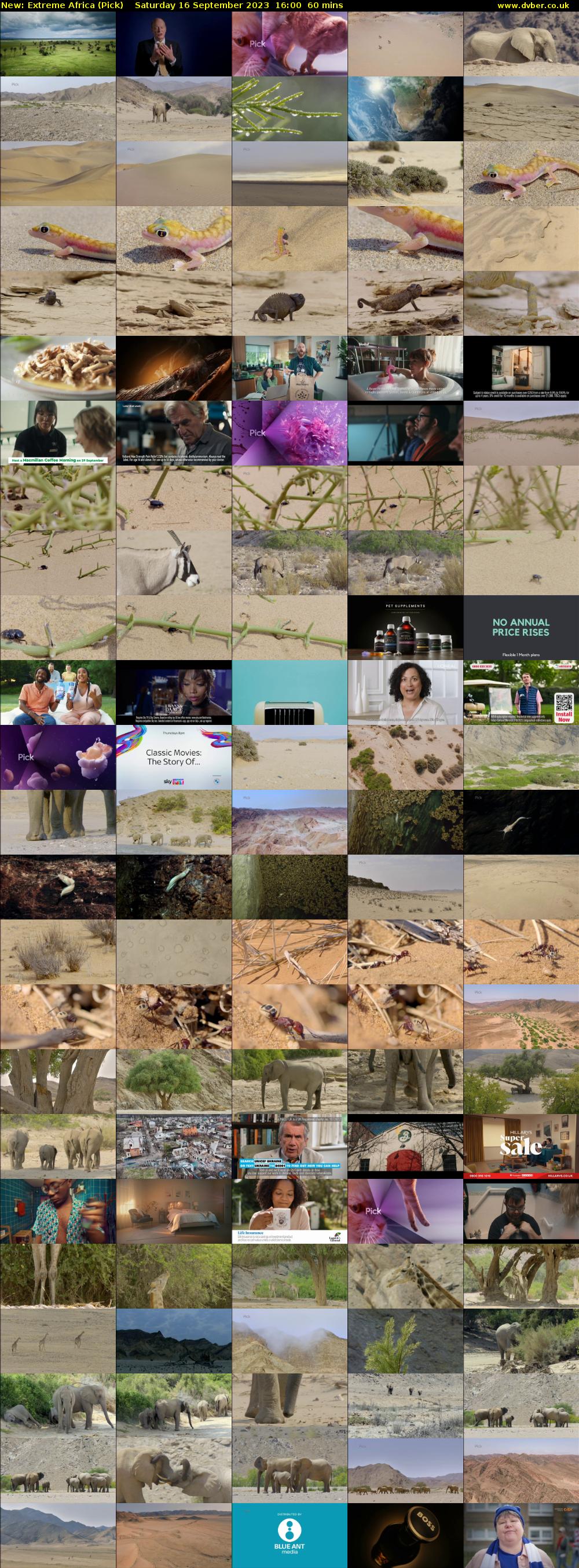 Extreme Africa (Pick) Saturday 16 September 2023 16:00 - 17:00