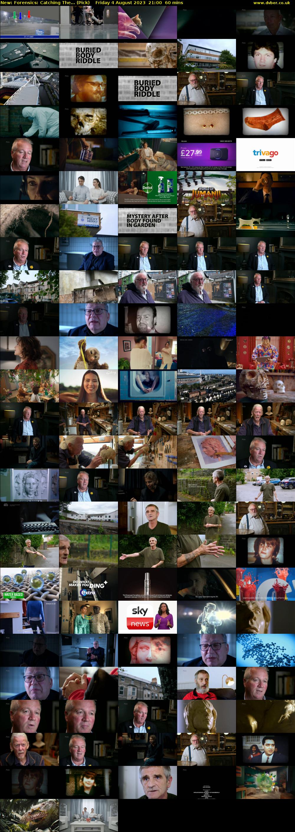 Forensics: Catching The... (Pick) Friday 4 August 2023 21:00 - 22:00