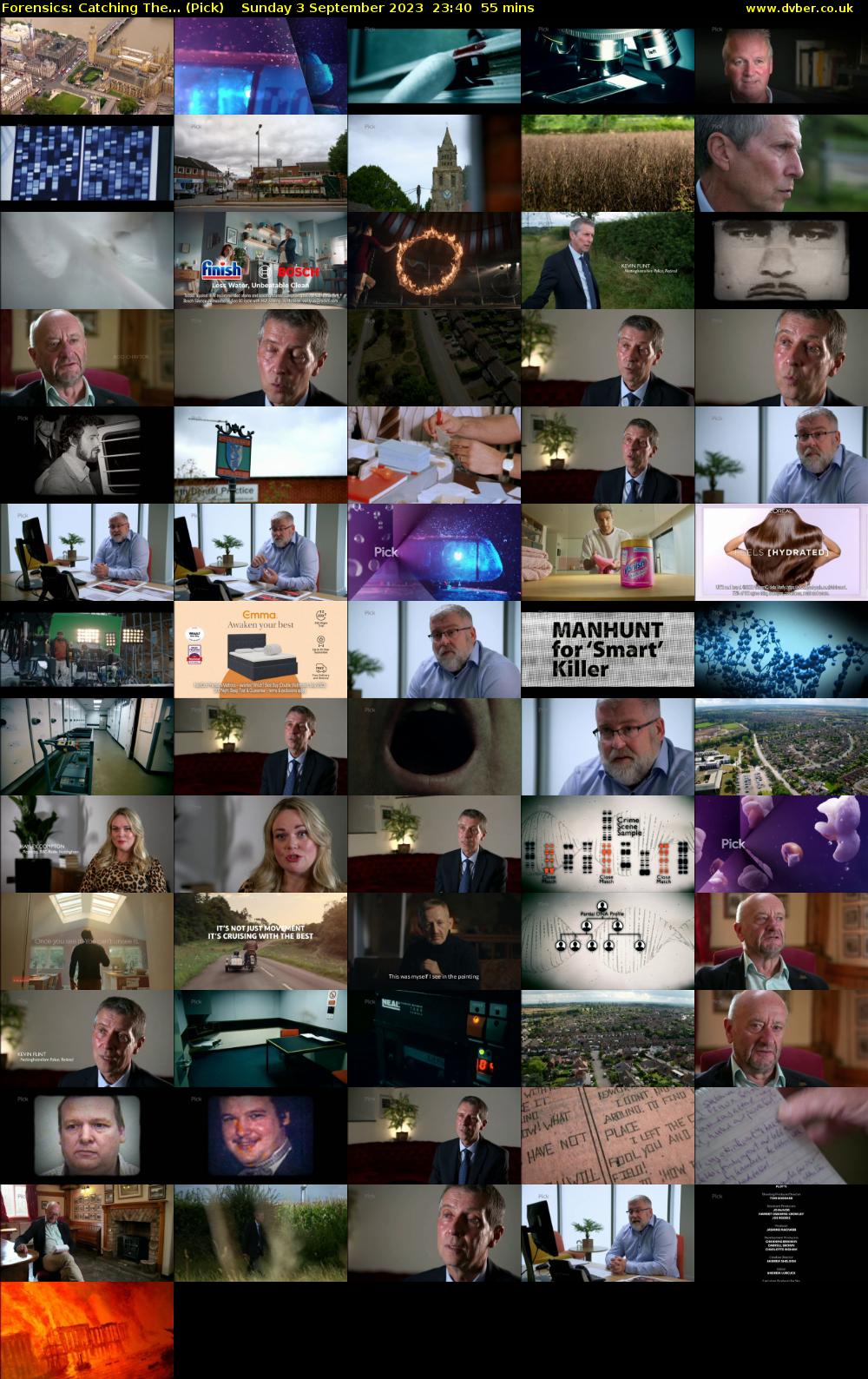 Forensics: Catching The... (Pick) Sunday 3 September 2023 23:40 - 00:35