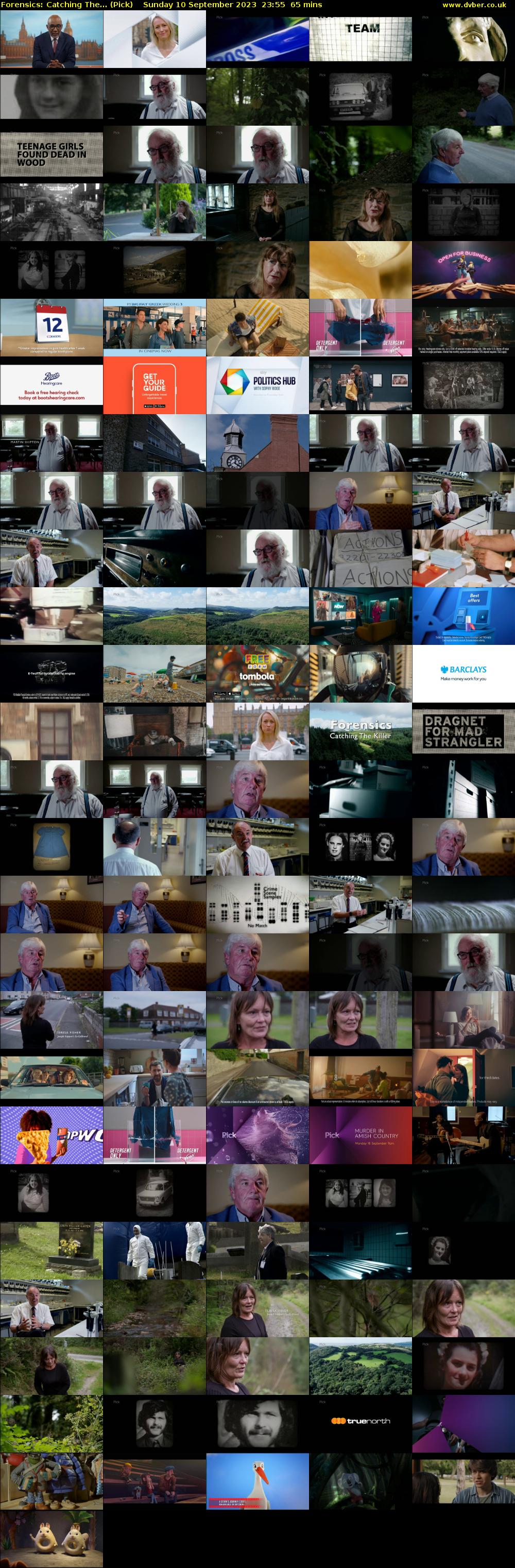 Forensics: Catching The... (Pick) Sunday 10 September 2023 23:55 - 01:00