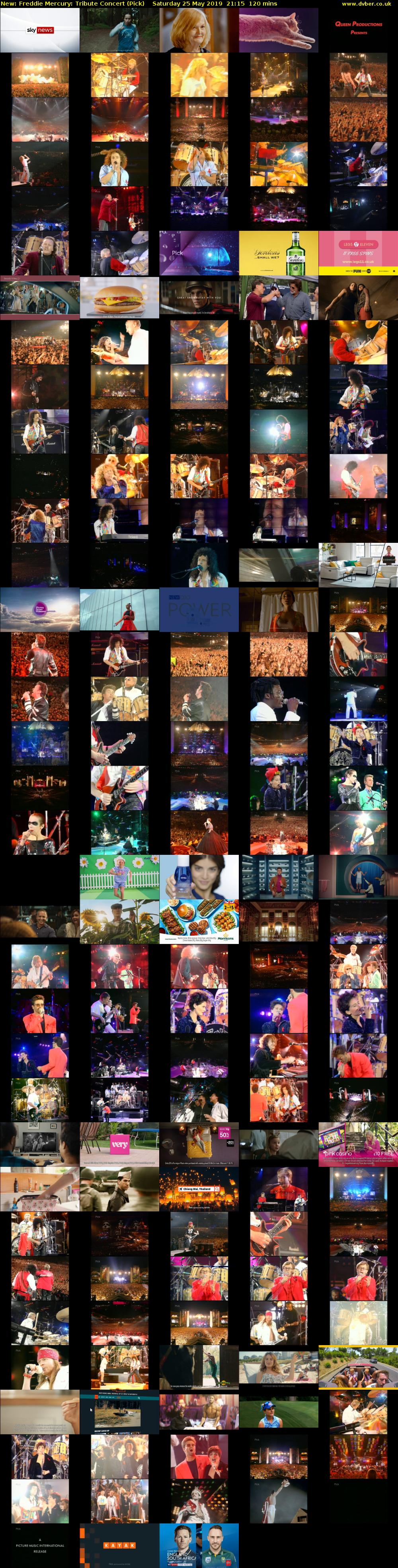 Freddie Mercury: Tribute Concert (Pick) Saturday 25 May 2019 21:15 - 23:15