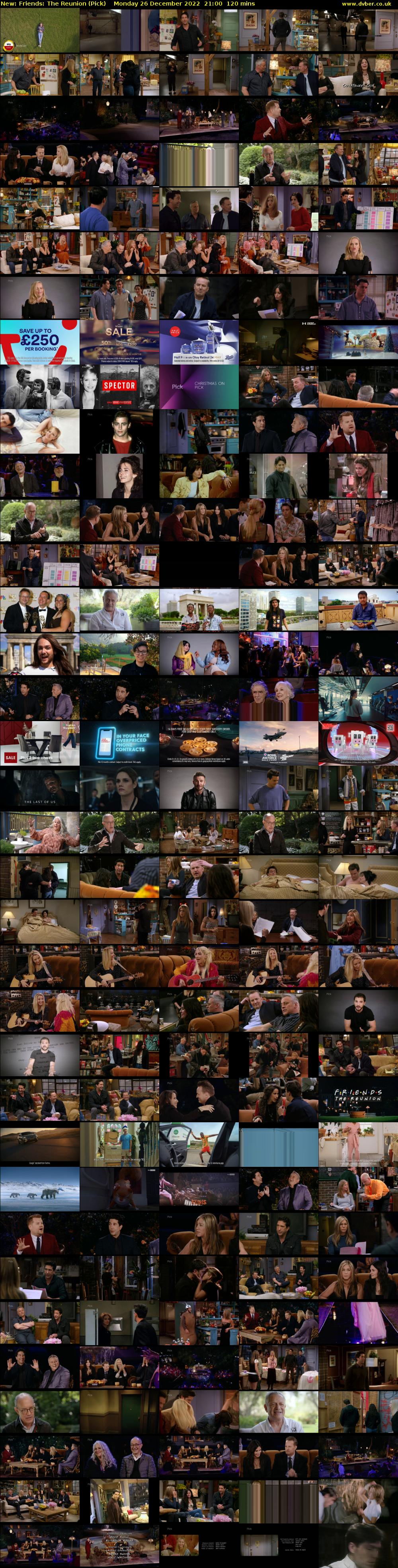 Friends: The Reunion (Pick) Monday 26 December 2022 21:00 - 23:00