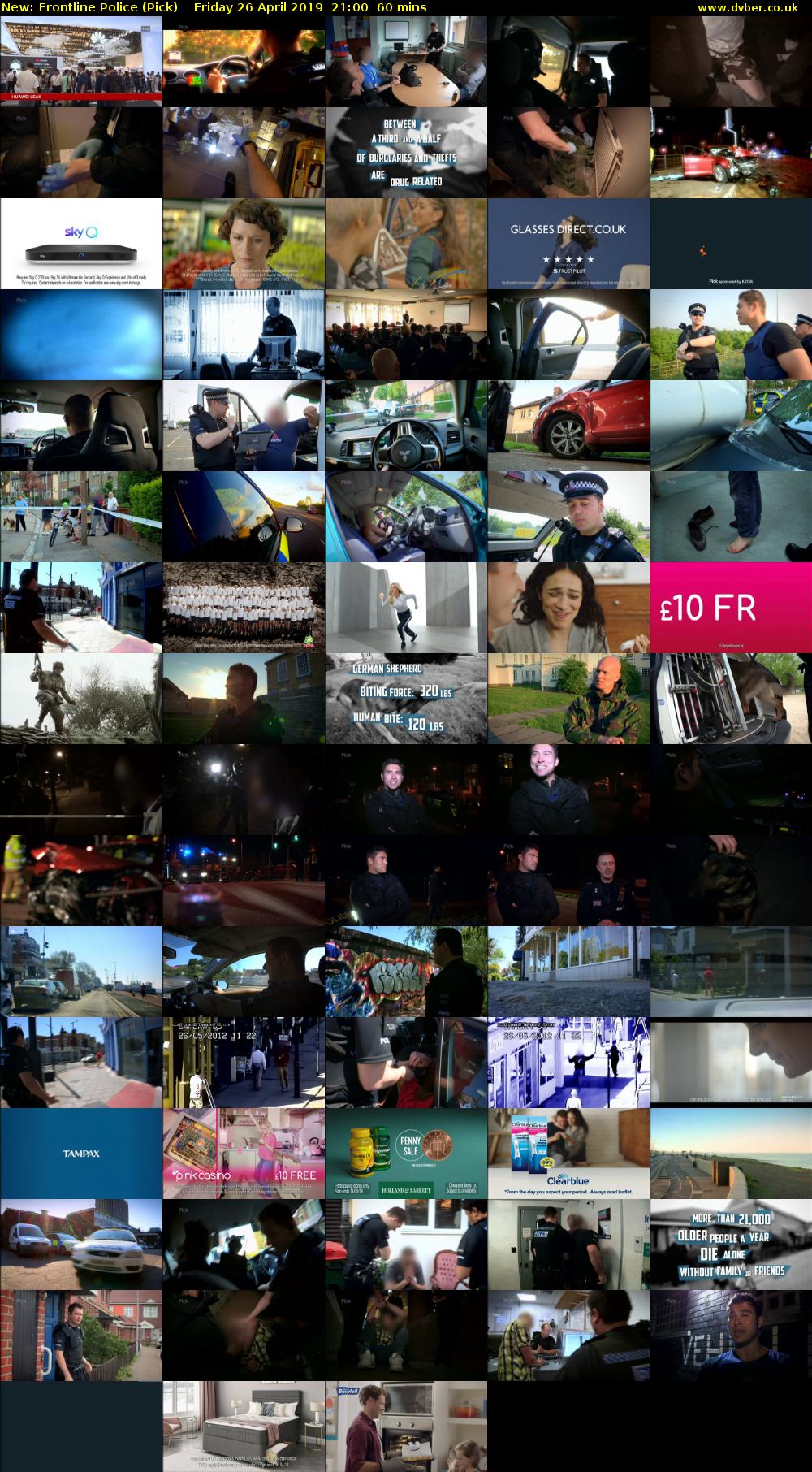 Frontline Police (Pick) Friday 26 April 2019 21:00 - 22:00