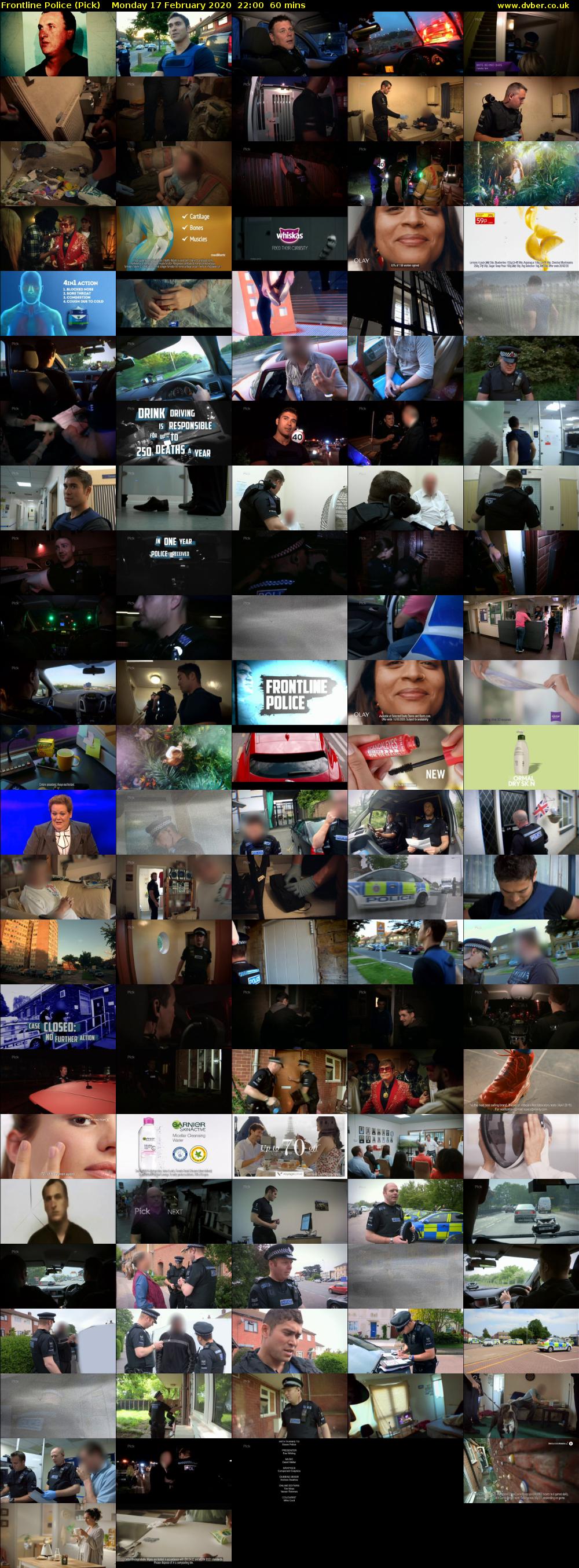 Frontline Police (Pick) Monday 17 February 2020 22:00 - 23:00