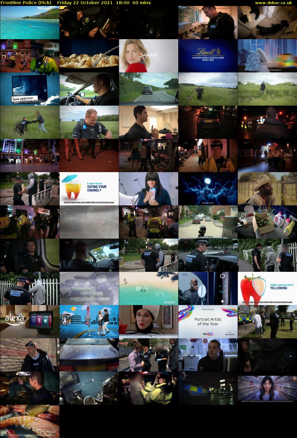 Frontline Police (Pick) Friday 22 October 2021 18:00 - 19:00
