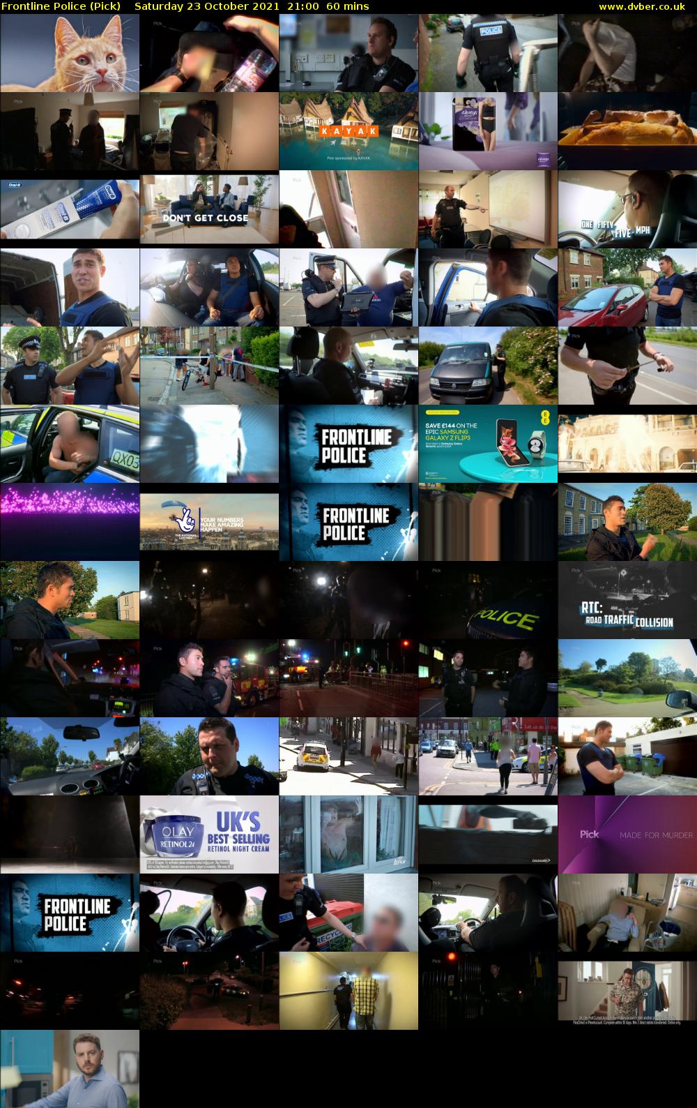 Frontline Police (Pick) Saturday 23 October 2021 21:00 - 22:00