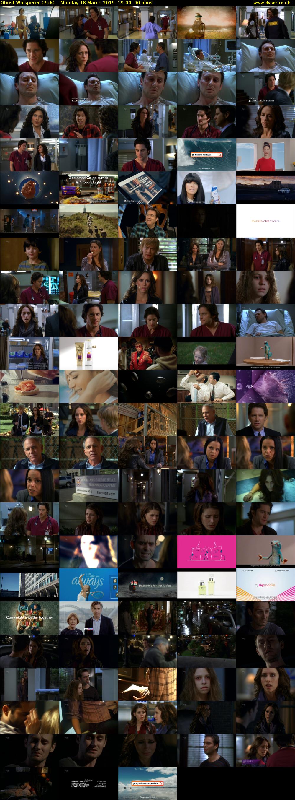 Ghost Whisperer (Pick) Monday 18 March 2019 19:00 - 20:00