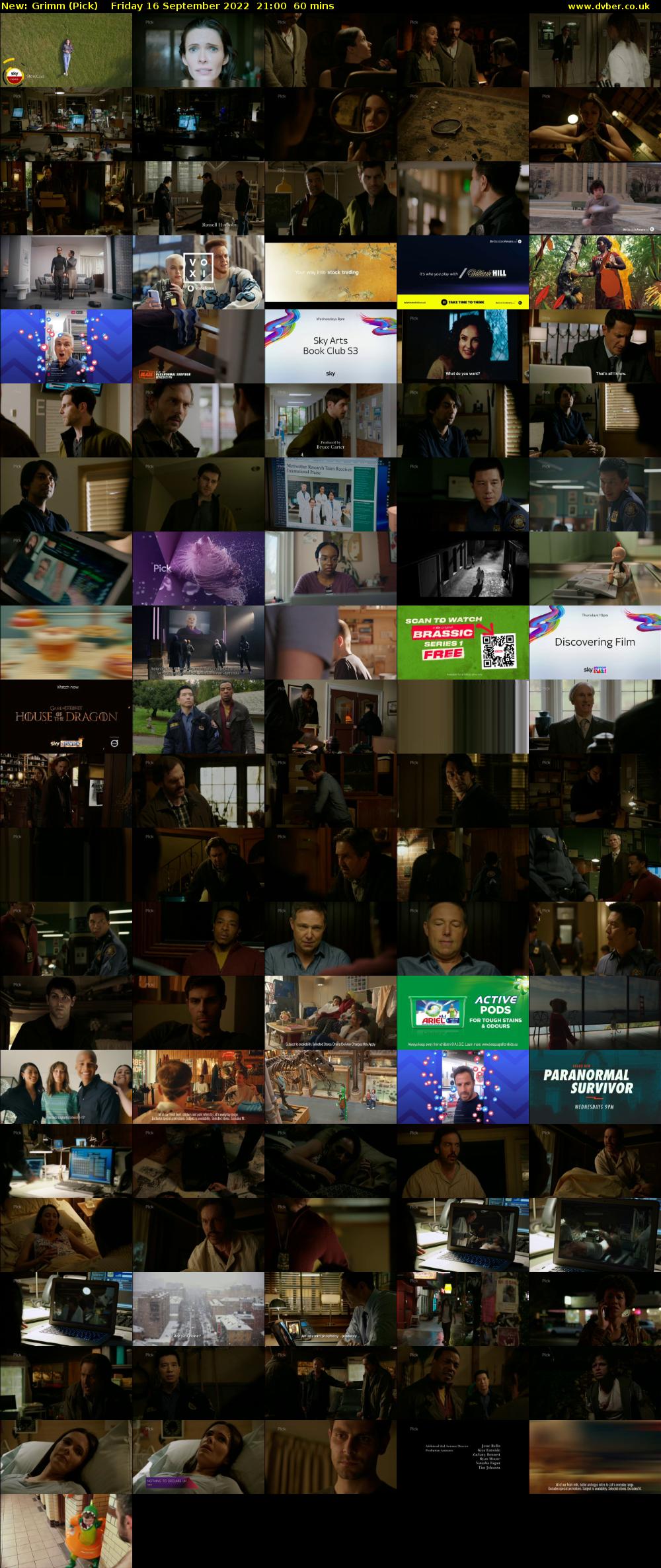 Grimm (Pick) Friday 16 September 2022 21:00 - 22:00