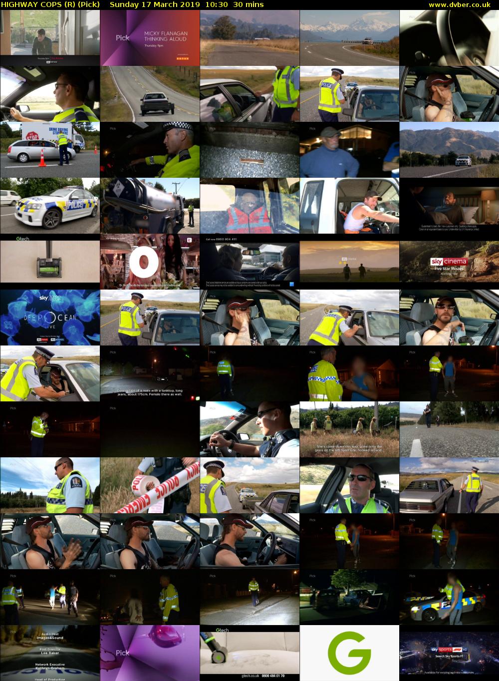 HIGHWAY COPS (R) (Pick) Sunday 17 March 2019 10:30 - 11:00