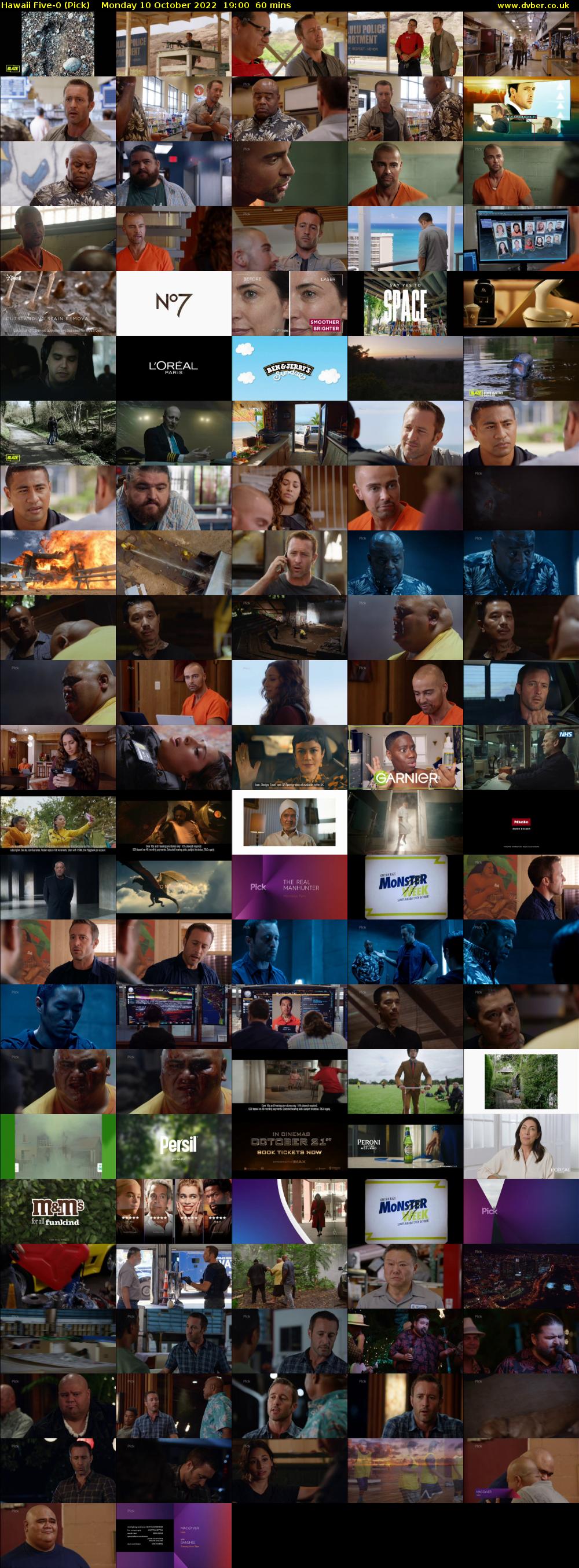 Hawaii Five-0 (Pick) Monday 10 October 2022 19:00 - 20:00