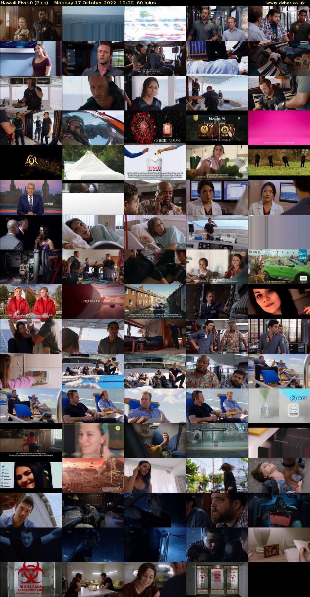 Hawaii Five-0 (Pick) Monday 17 October 2022 19:00 - 20:00