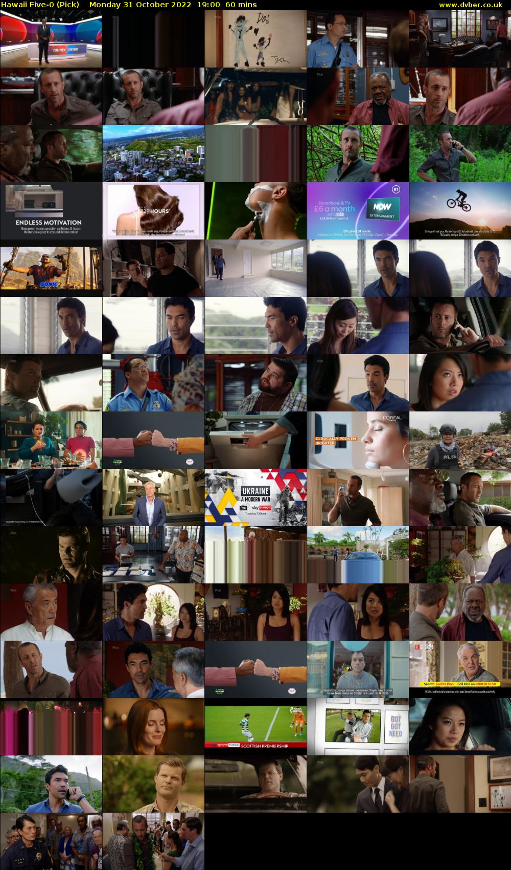 Hawaii Five-0 (Pick) Monday 31 October 2022 19:00 - 20:00