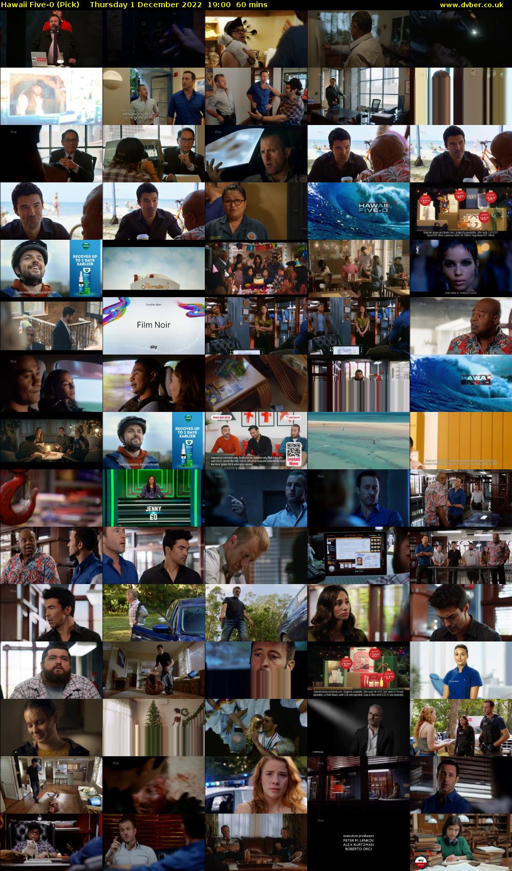 Hawaii Five-0 (Pick) Thursday 1 December 2022 19:00 - 20:00