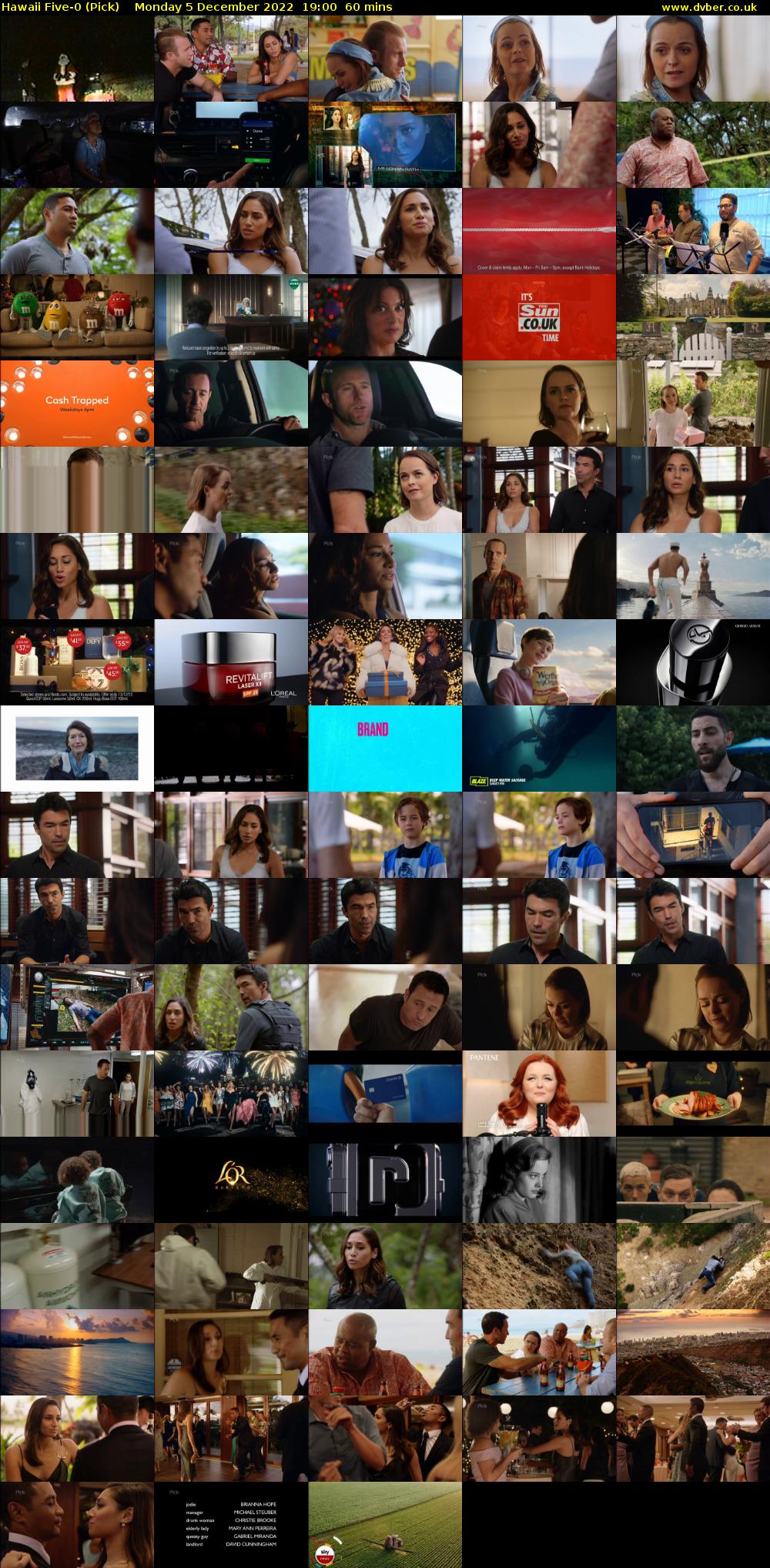 Hawaii Five-0 (Pick) Monday 5 December 2022 19:00 - 20:00