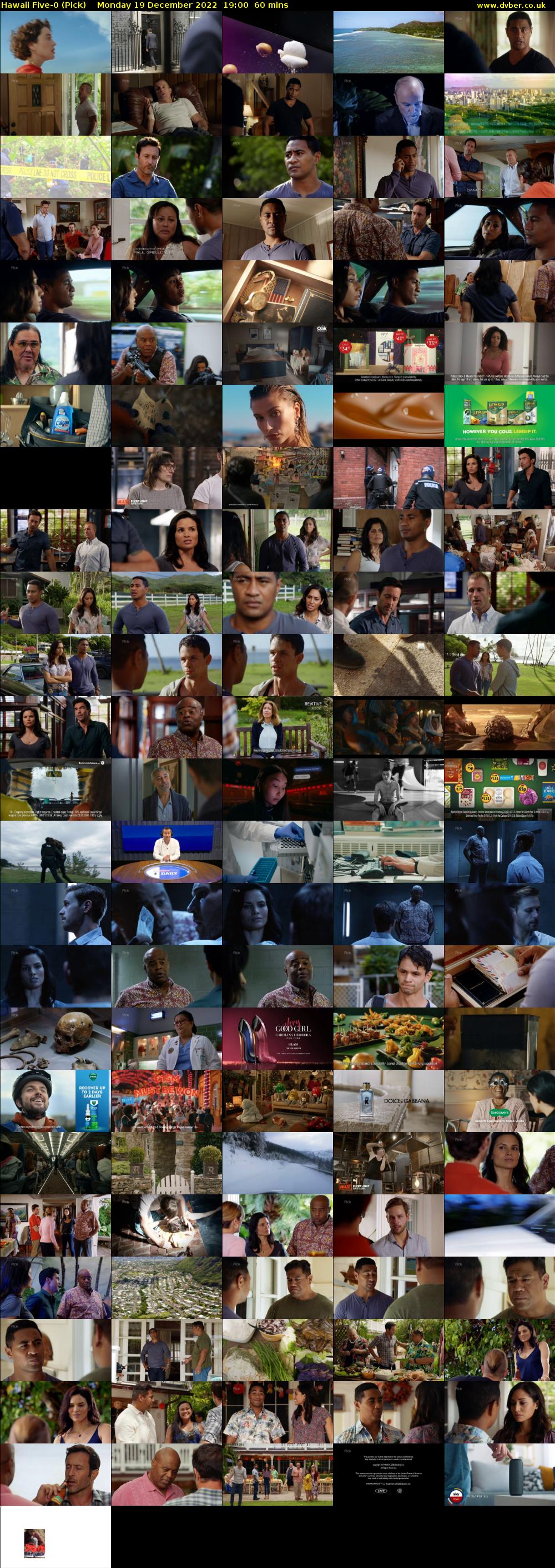 Hawaii Five-0 (Pick) Monday 19 December 2022 19:00 - 20:00