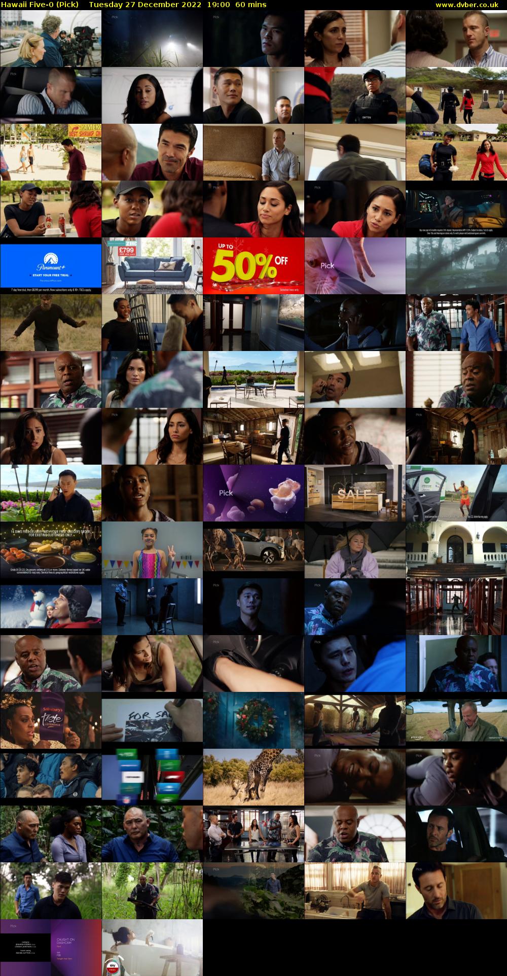 Hawaii Five-0 (Pick) Tuesday 27 December 2022 19:00 - 20:00