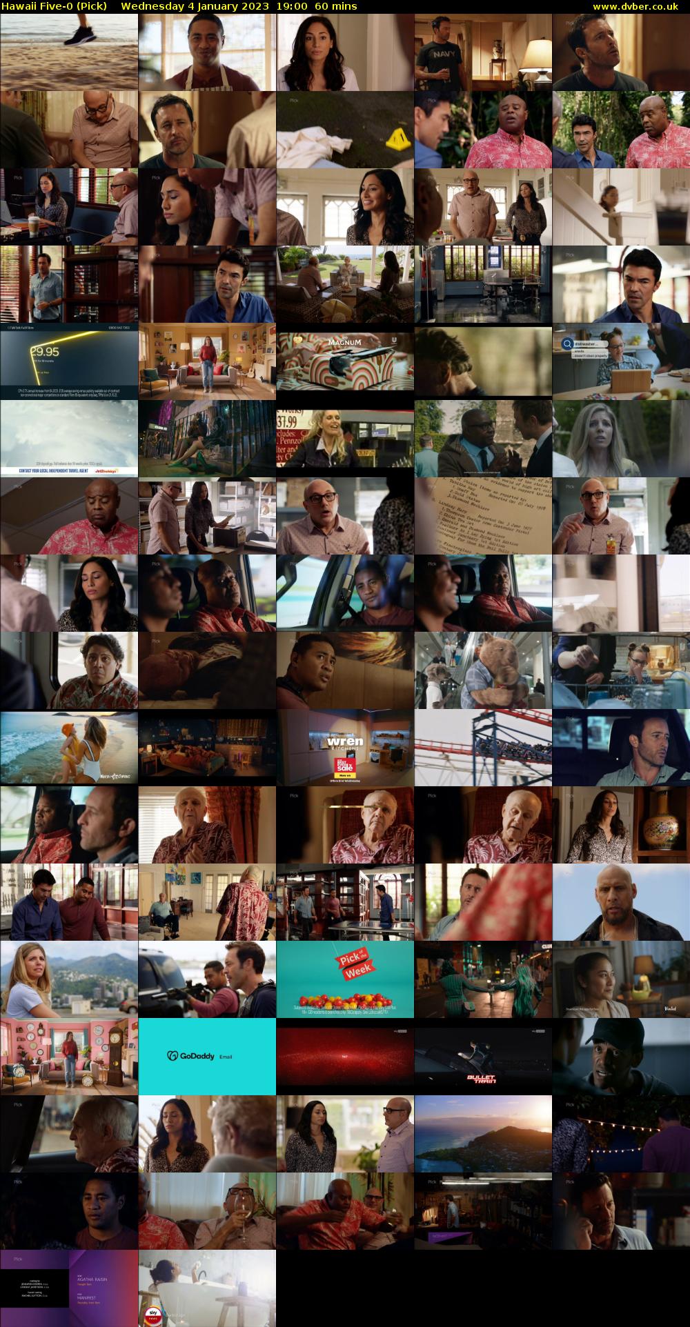 Hawaii Five-0 (Pick) Wednesday 4 January 2023 19:00 - 20:00
