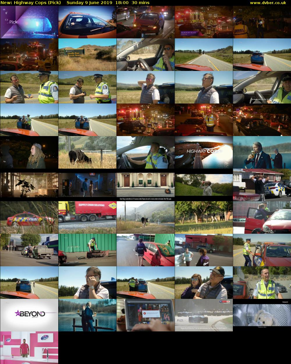 Highway Cops (Pick) Sunday 9 June 2019 18:00 - 18:30