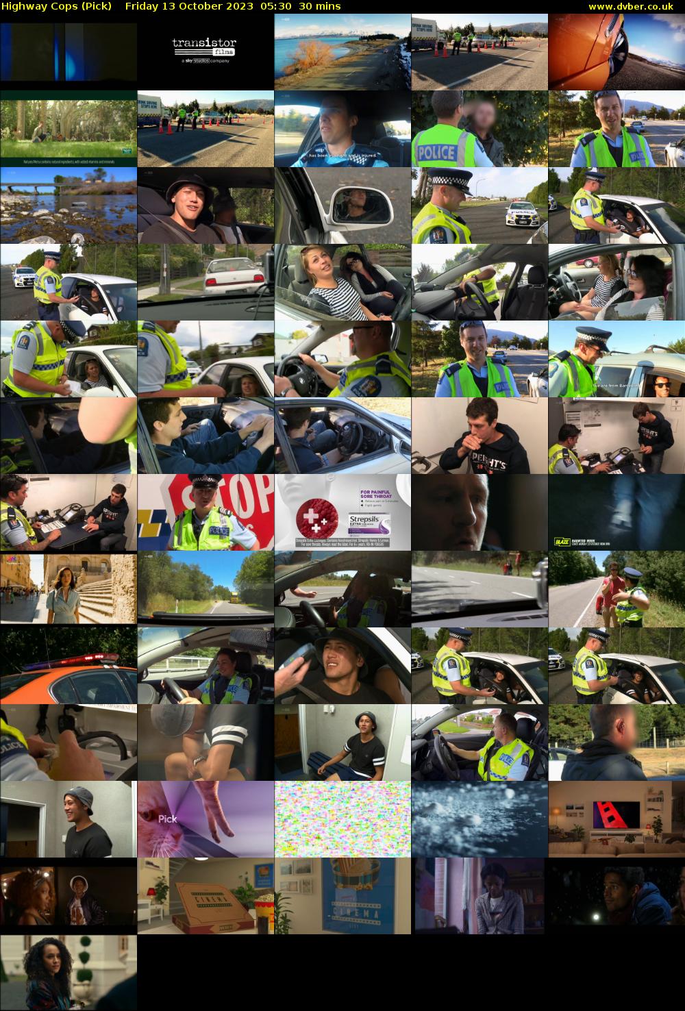 Highway Cops (Pick) Friday 13 October 2023 05:30 - 06:00