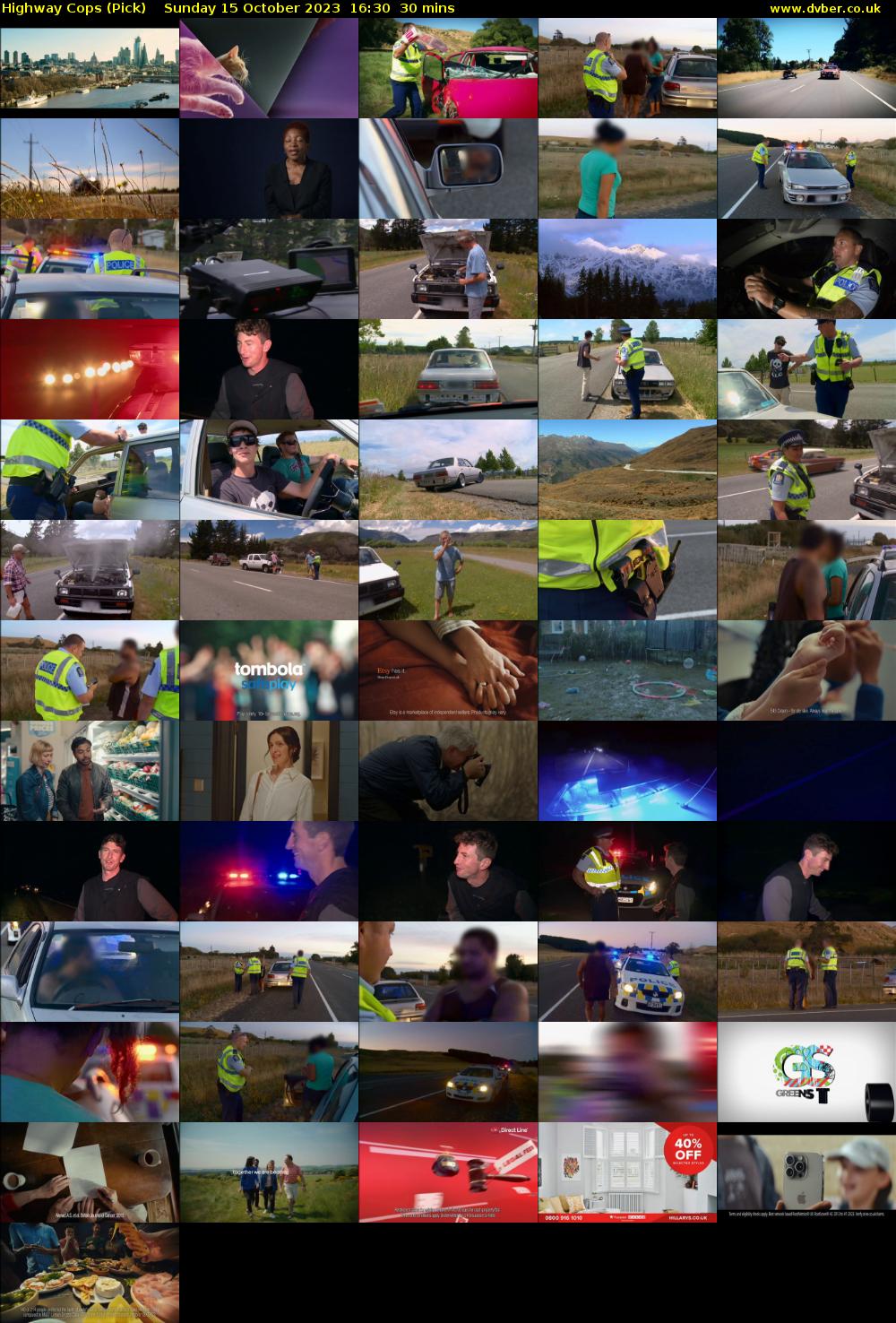 Highway Cops (Pick) Sunday 15 October 2023 16:30 - 17:00