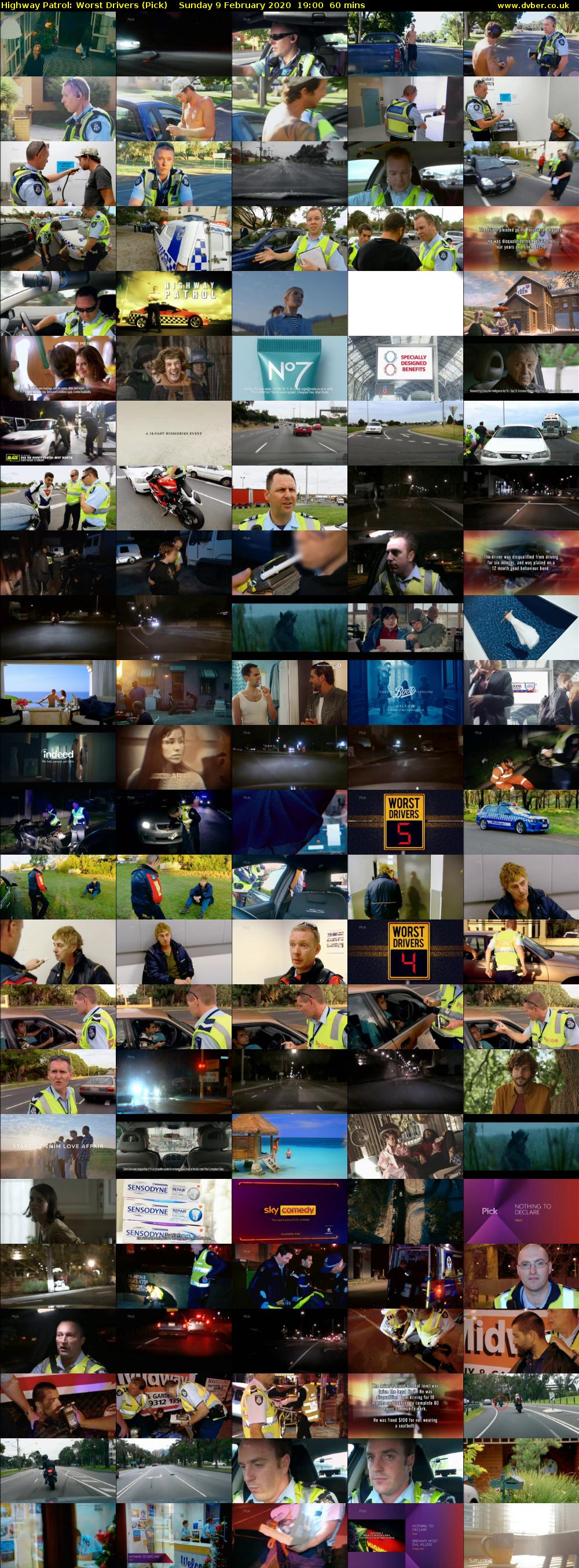 Highway Patrol: Worst Drivers (Pick) Sunday 9 February 2020 19:00 - 20:00