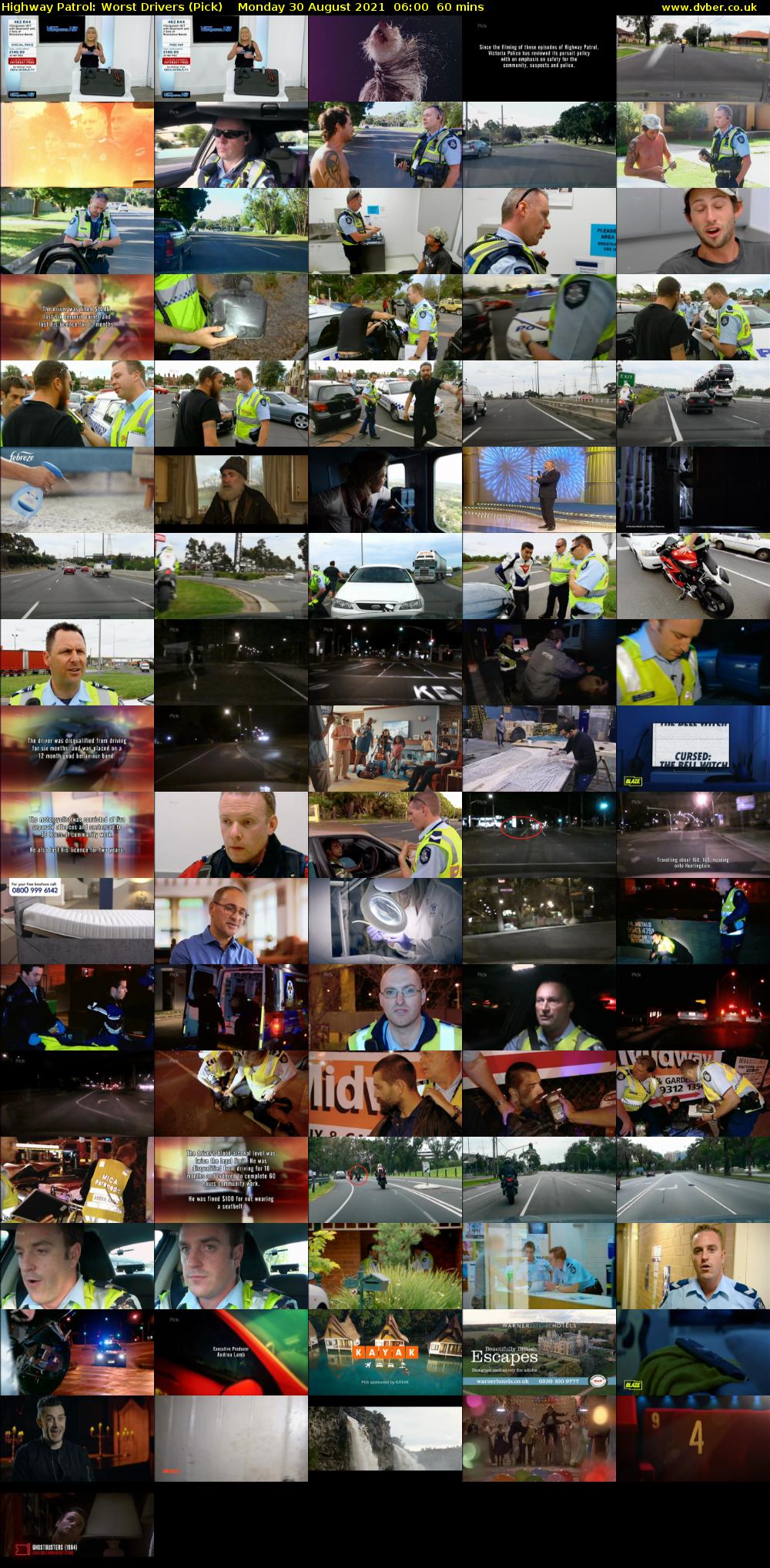 Highway Patrol: Worst Drivers (Pick) Monday 30 August 2021 07:00 - 08:00
