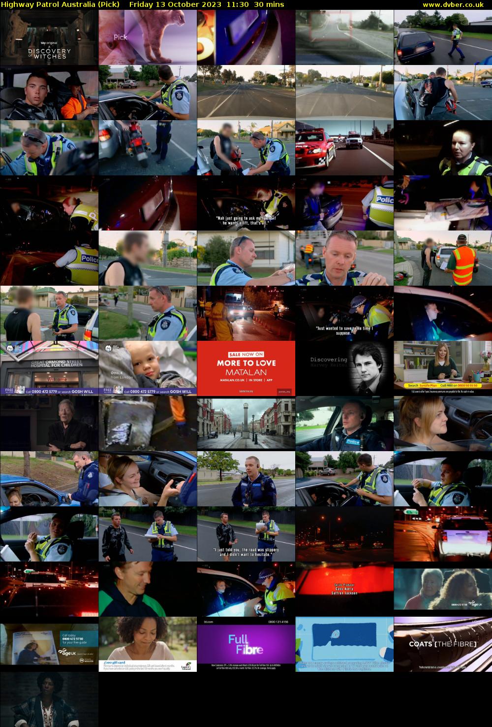 Highway Patrol Australia (Pick) Friday 13 October 2023 11:30 - 12:00
