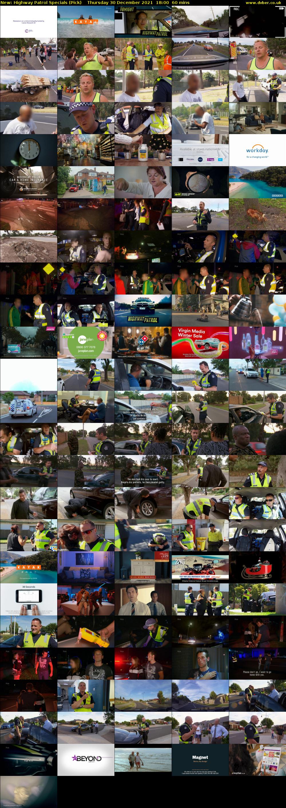 Highway Patrol Specials (Pick) Thursday 30 December 2021 18:00 - 19:00