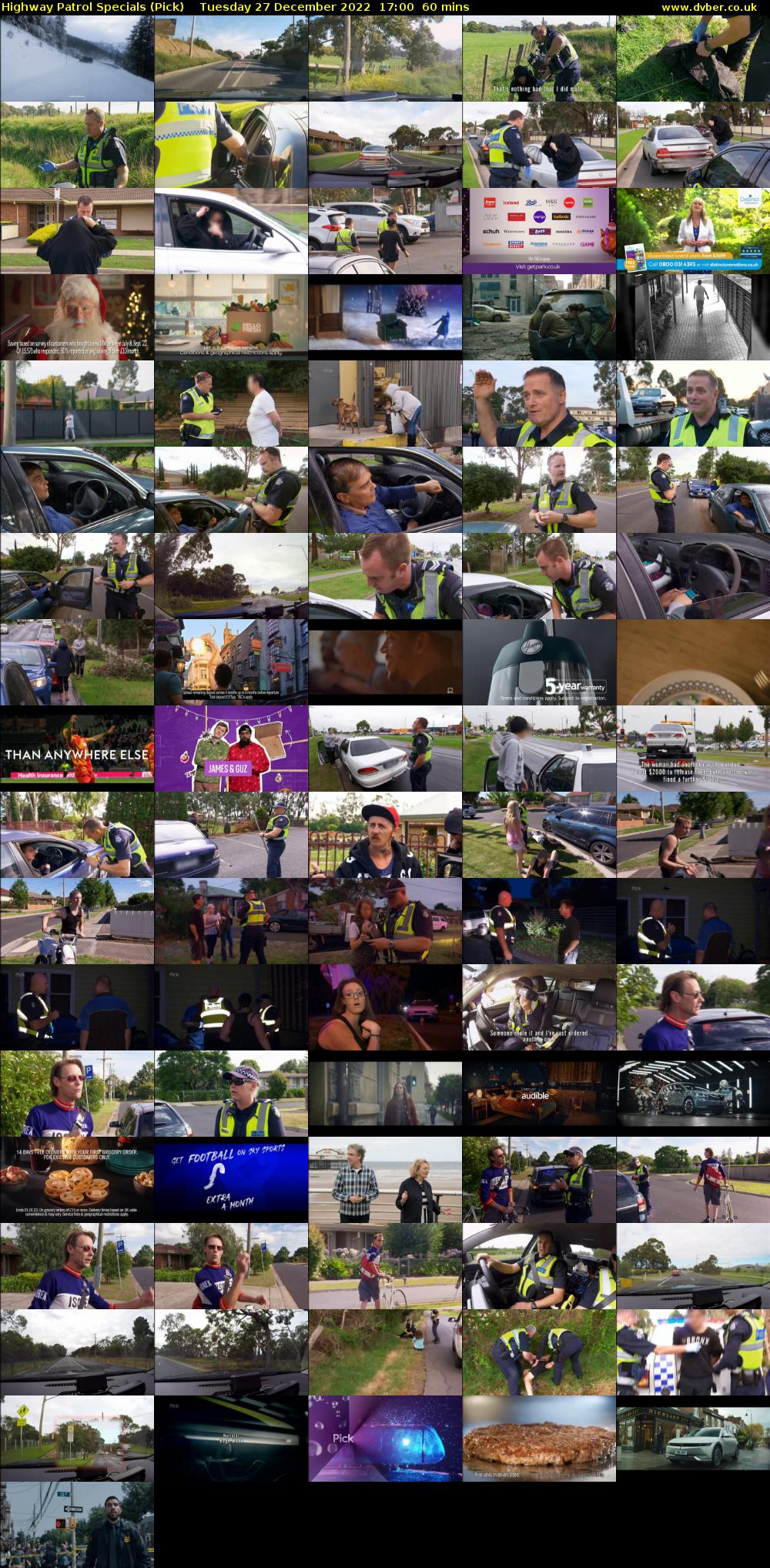 Highway Patrol Specials (Pick) Tuesday 27 December 2022 17:00 - 18:00