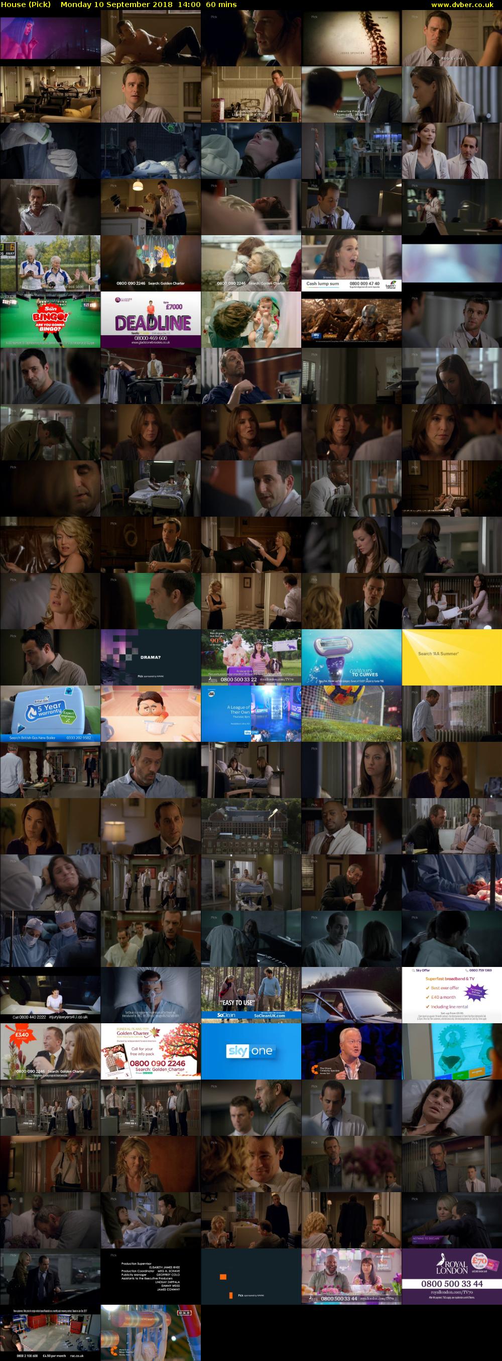 House (Pick) Monday 10 September 2018 14:00 - 15:00