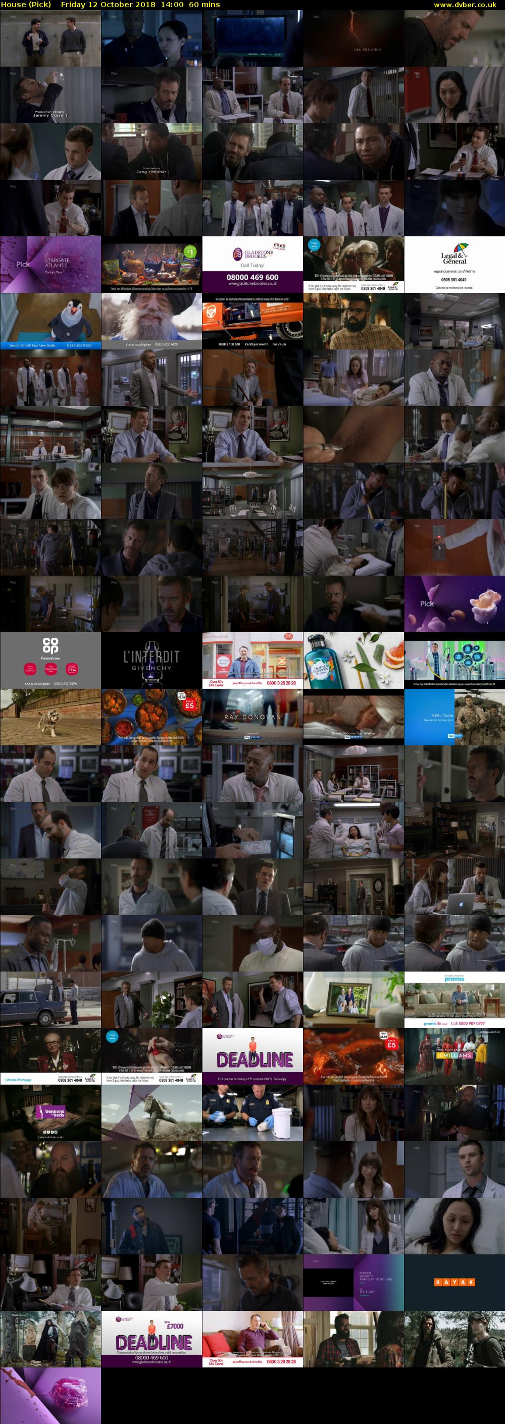 House (Pick) Friday 12 October 2018 14:00 - 15:00