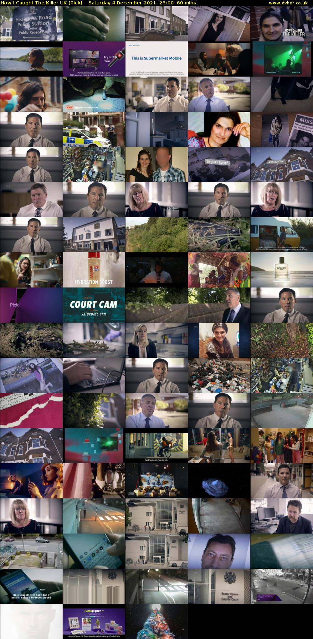 How I Caught The Killer UK (Pick) Saturday 4 December 2021 23:00 - 00:00