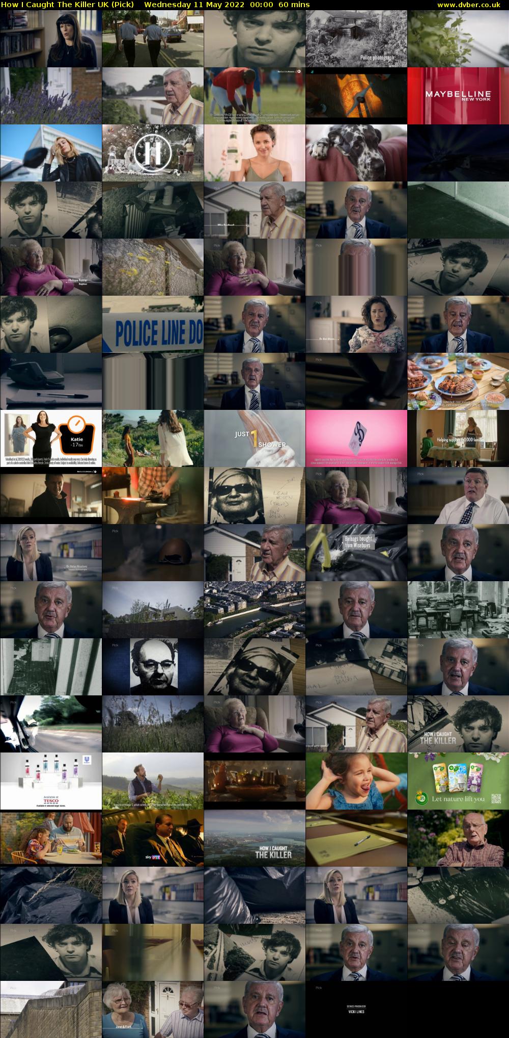 How I Caught The Killer UK (Pick) Wednesday 11 May 2022 00:00 - 01:00