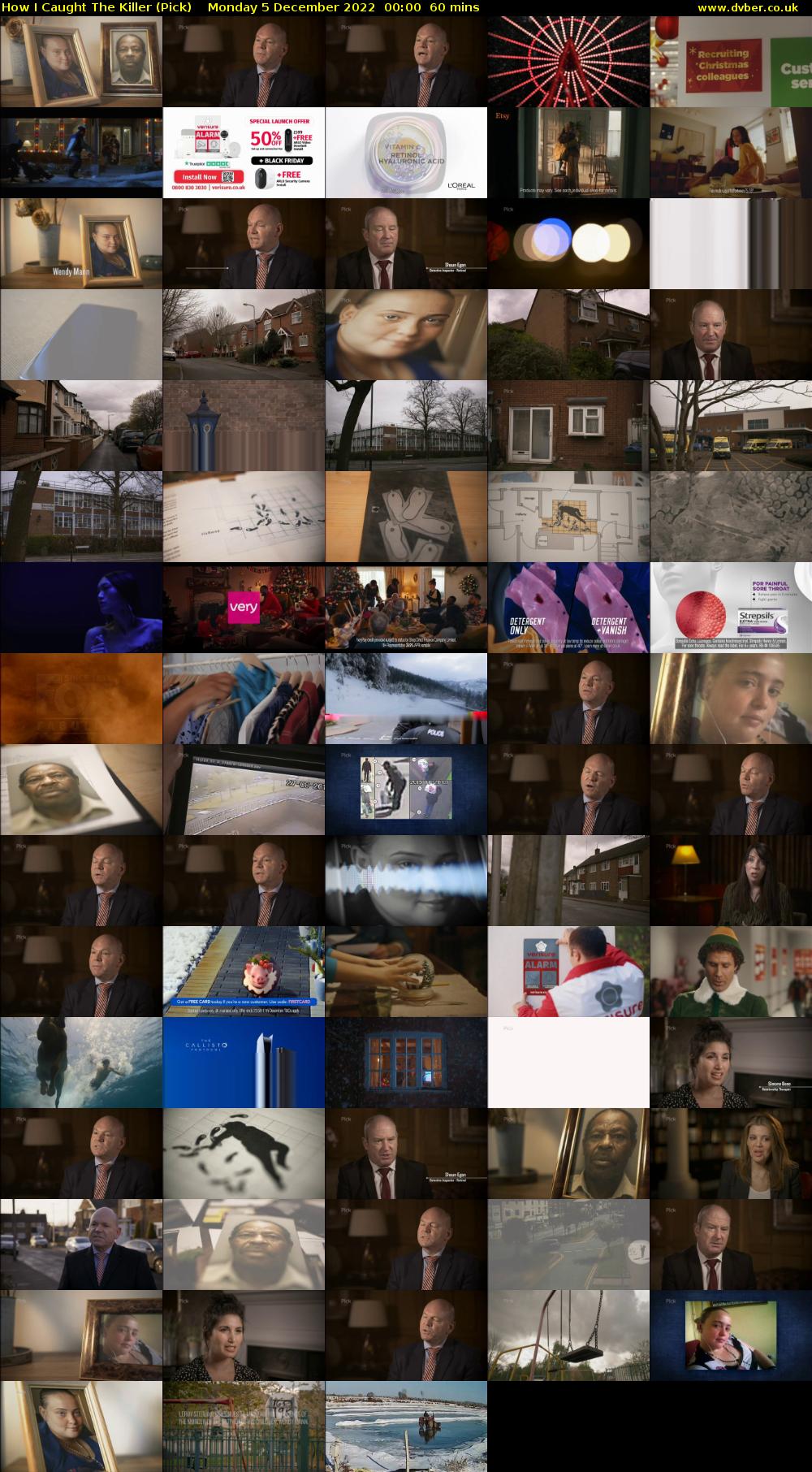 How I Caught The Killer (Pick) Monday 5 December 2022 00:00 - 01:00