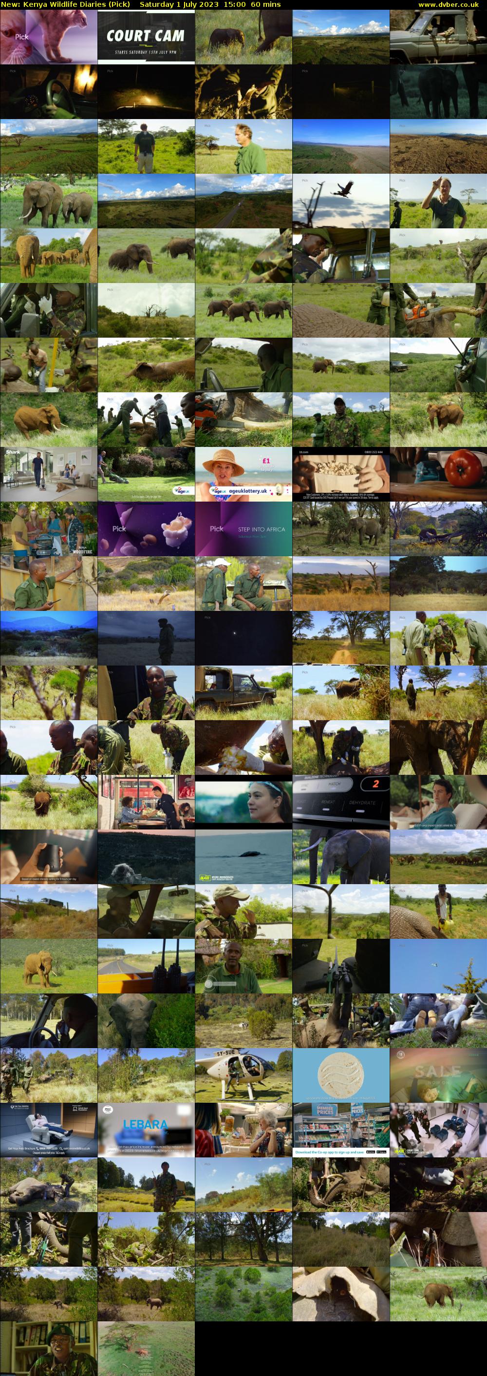 Kenya Wildlife Diaries (Pick) Saturday 1 July 2023 15:00 - 16:00