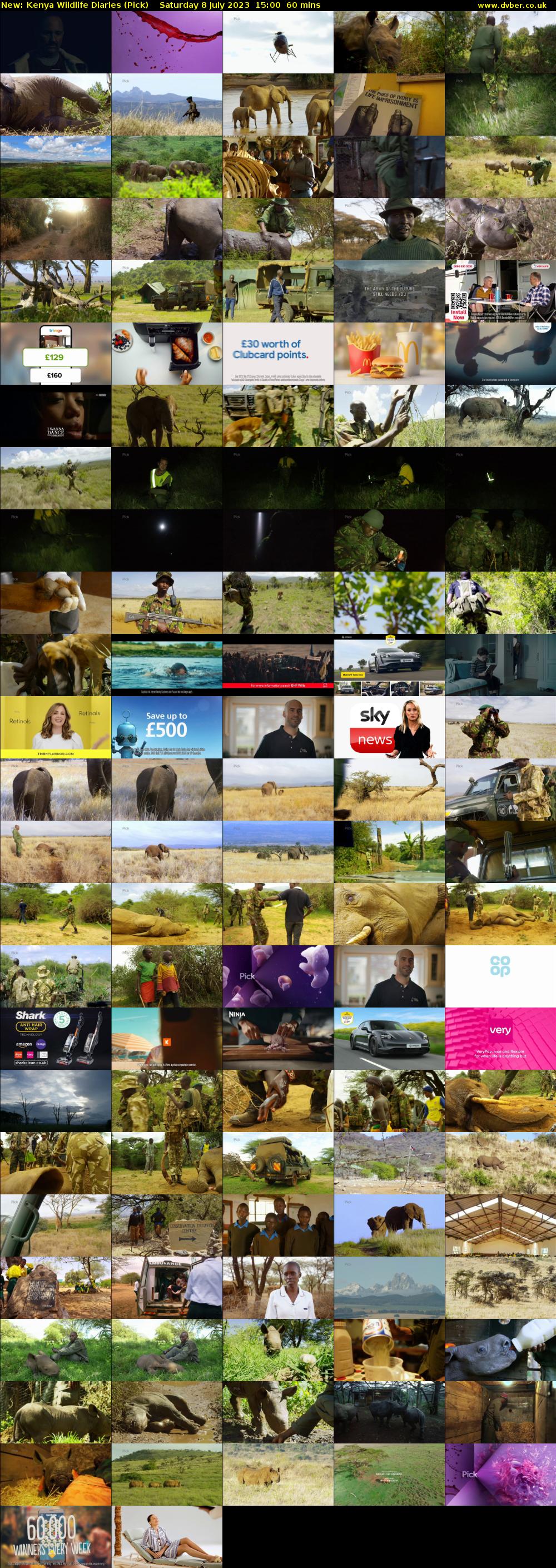 Kenya Wildlife Diaries (Pick) Saturday 8 July 2023 15:00 - 16:00