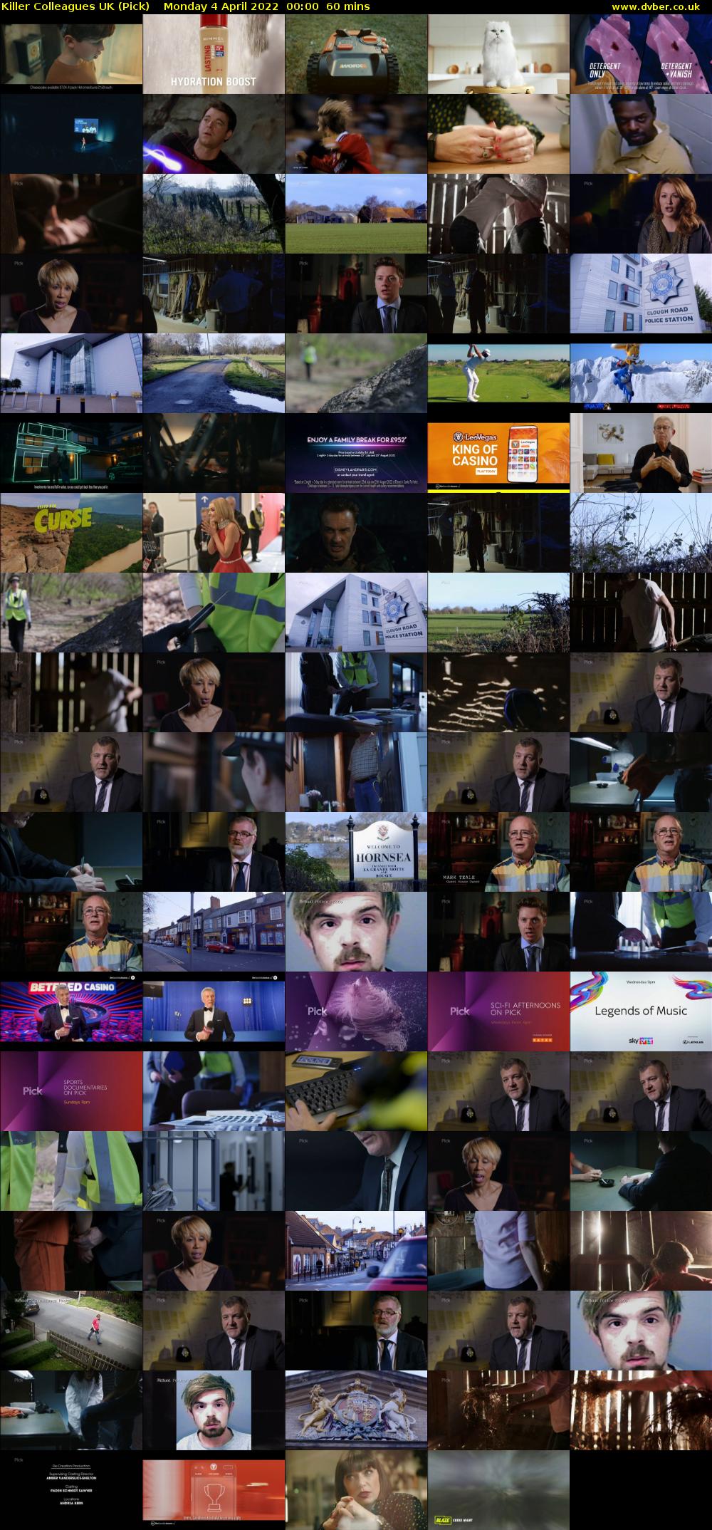 Killer Colleagues UK (Pick) Monday 4 April 2022 00:00 - 01:00