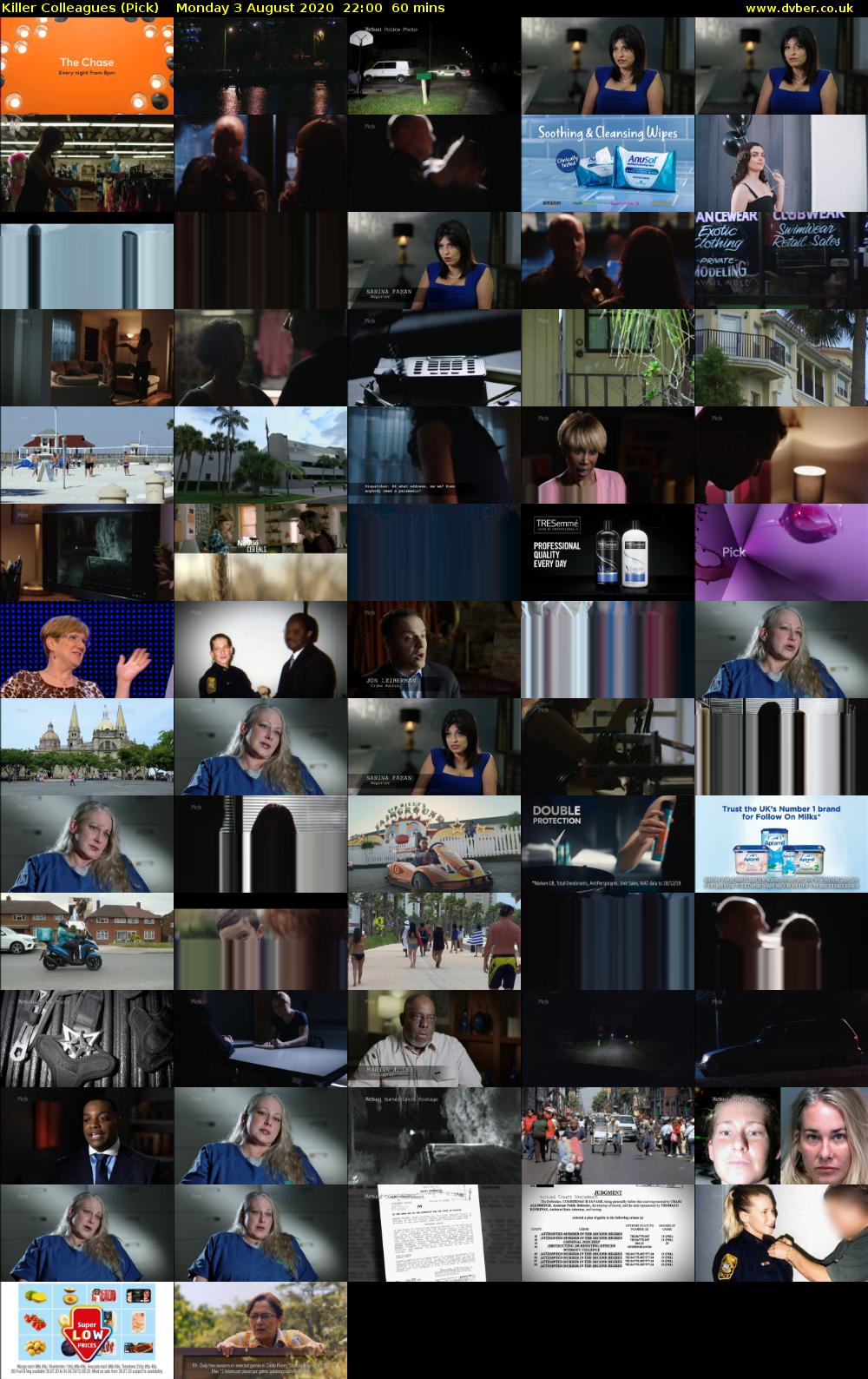 Killer Colleagues (Pick) Monday 3 August 2020 22:00 - 23:00