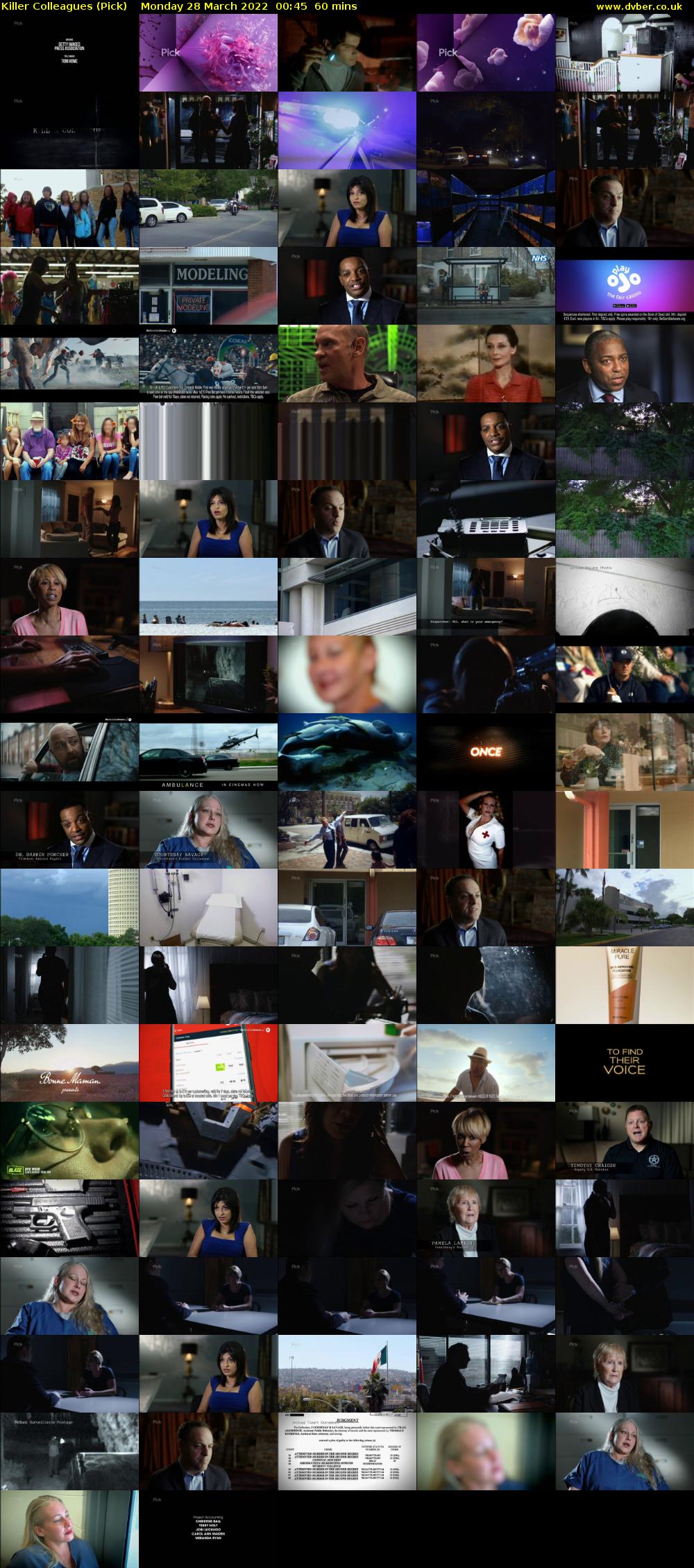 Killer Colleagues (Pick) Monday 28 March 2022 00:45 - 01:45