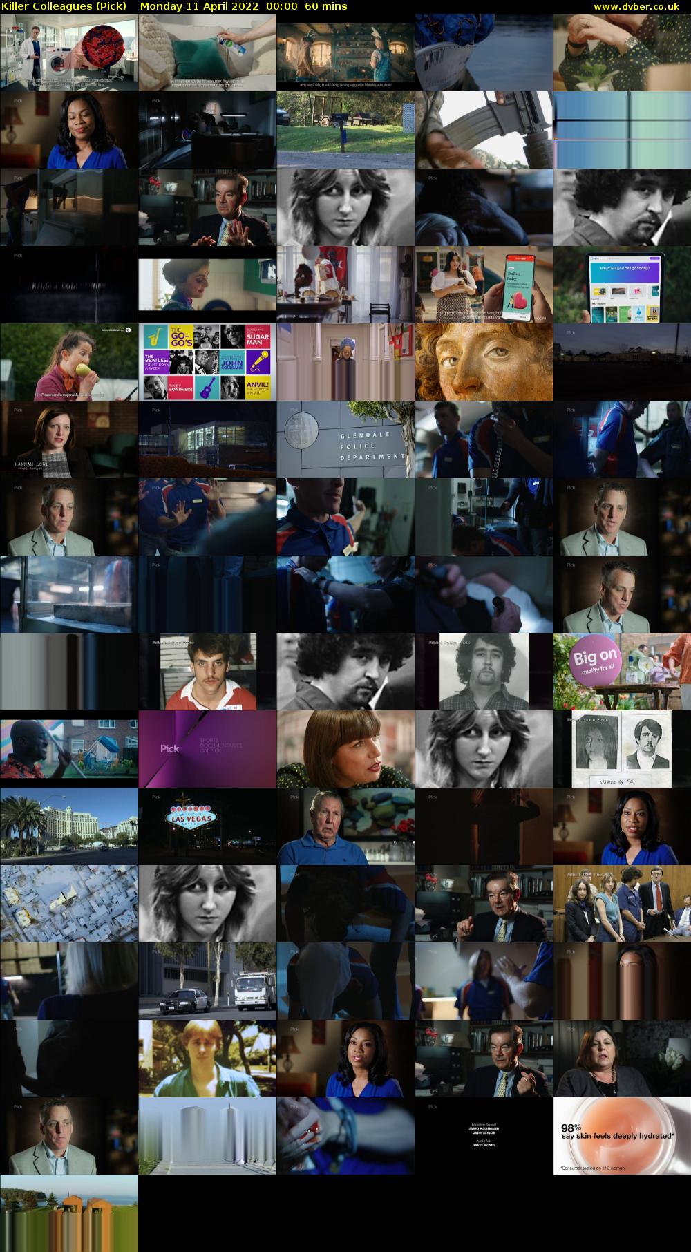 Killer Colleagues (Pick) Monday 11 April 2022 00:00 - 01:00
